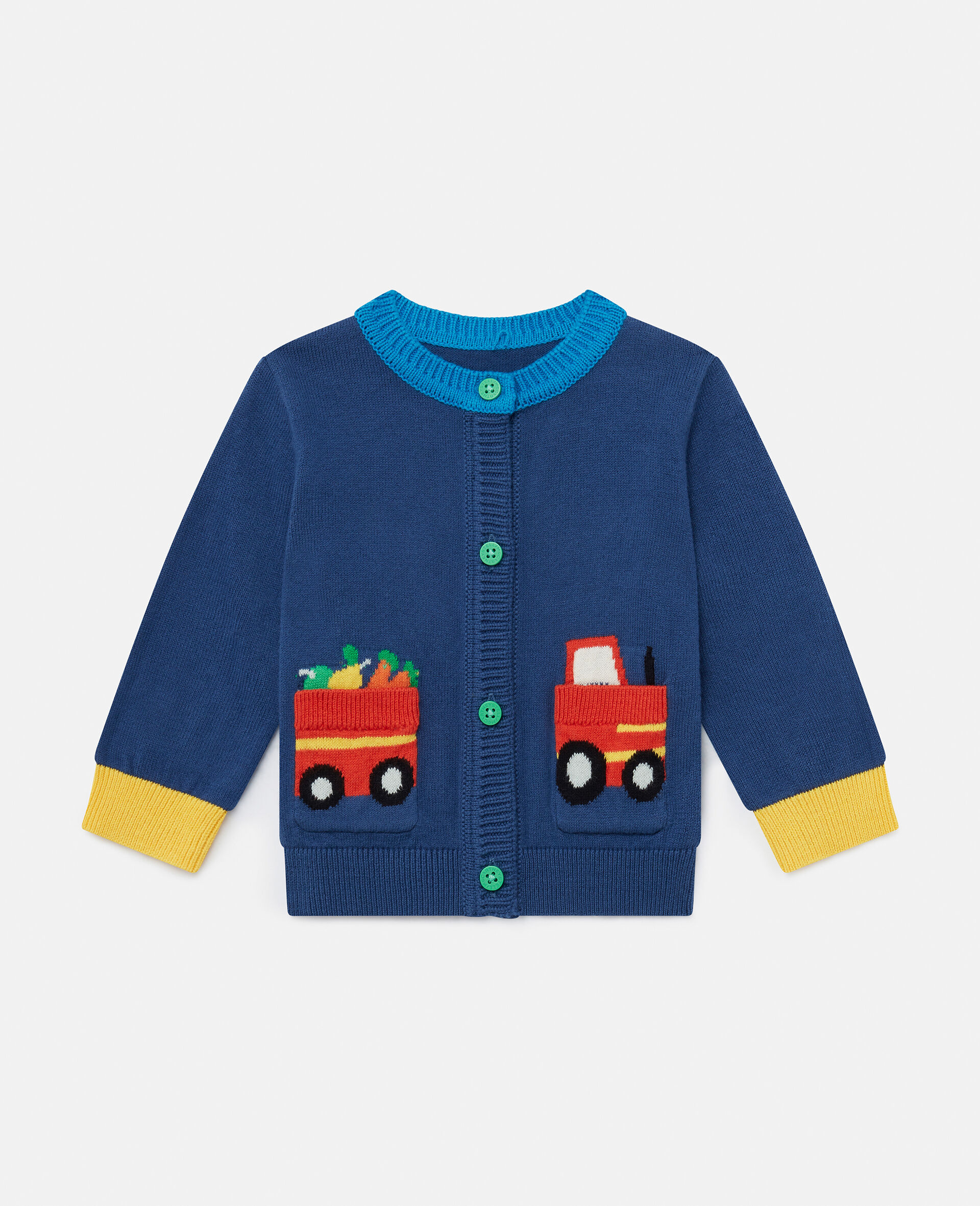 Farmyard Graphic Knitted Cardigan