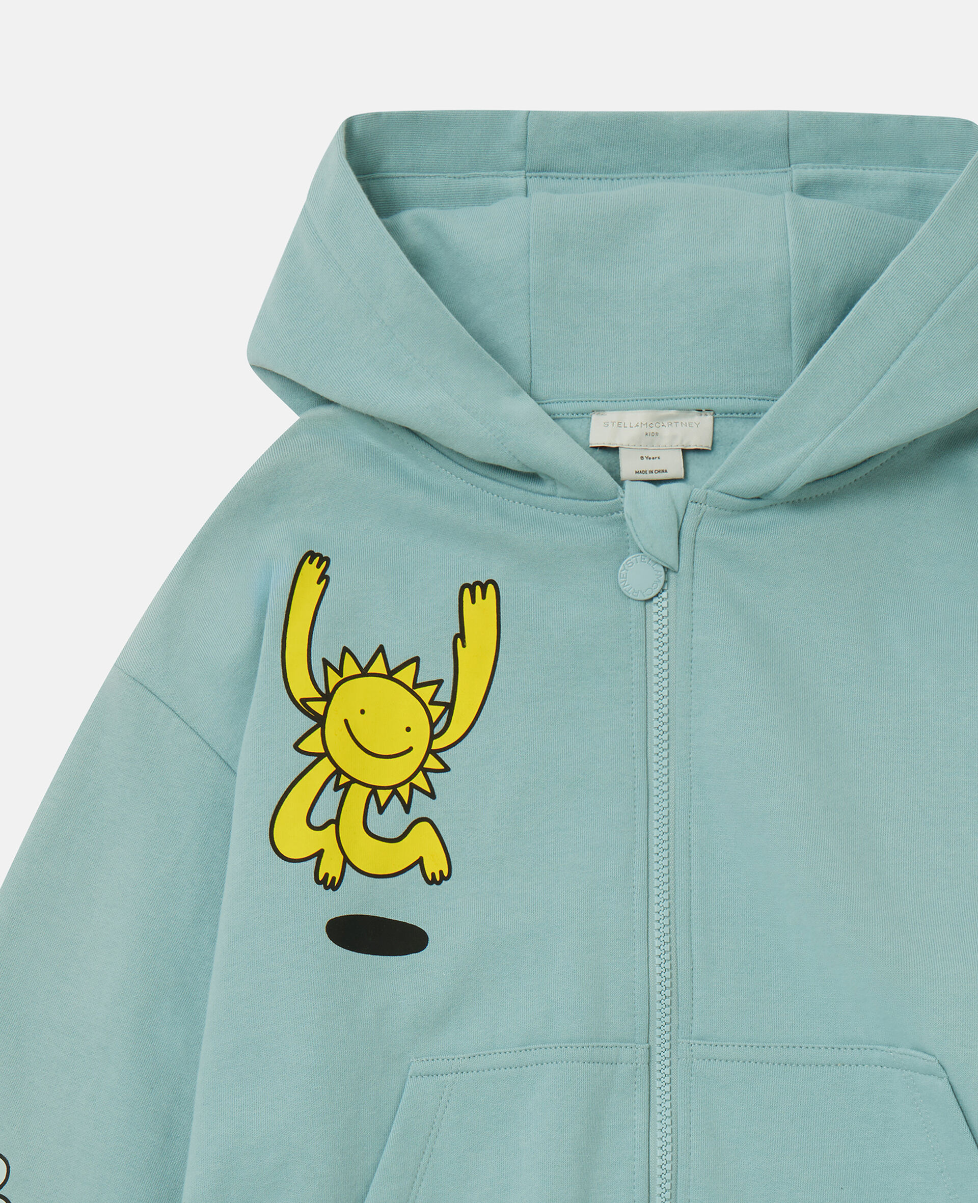 Earth Friends Graphic Zipper-Up Hoodie