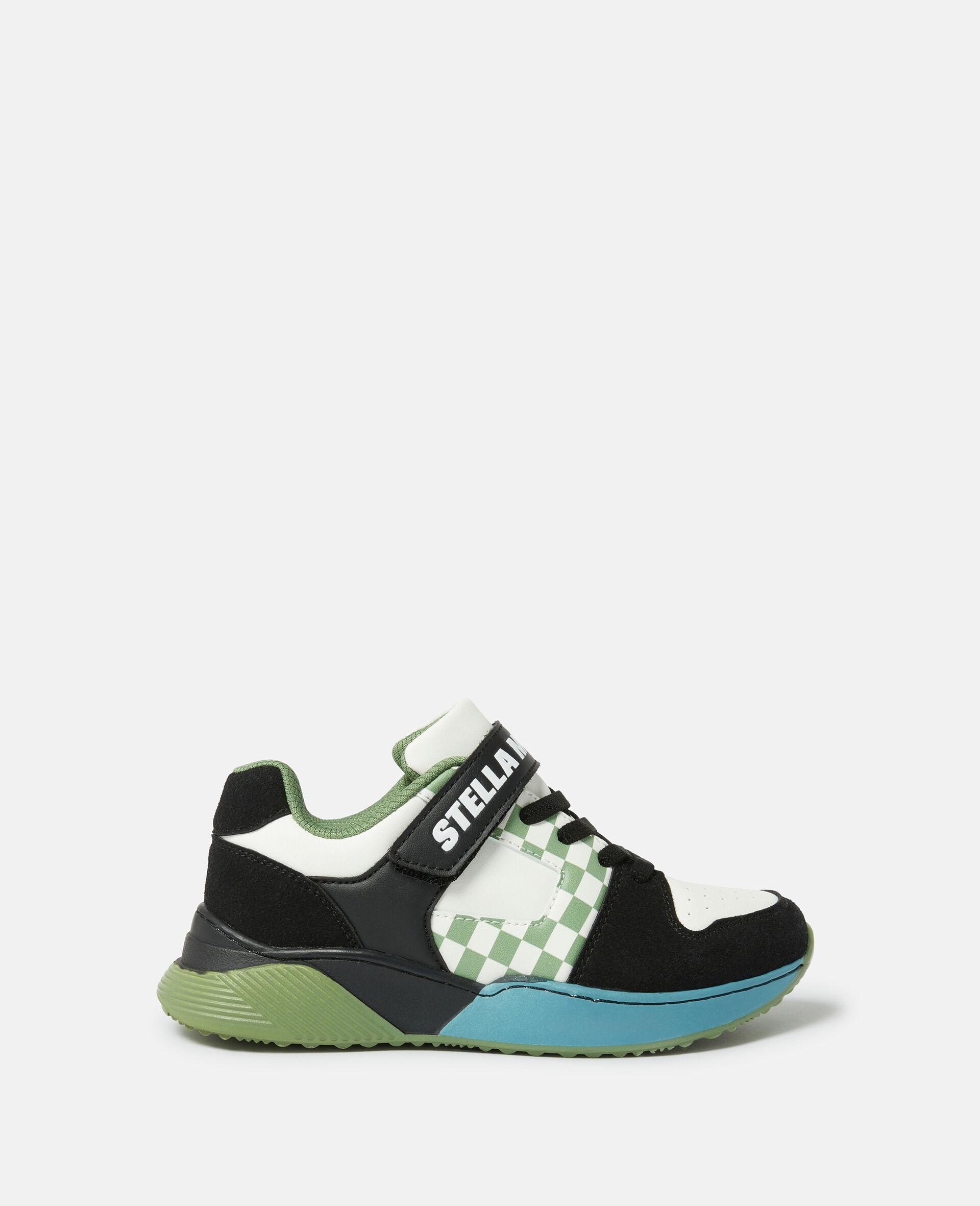 Moniker Tape Lace-Up Sneakers