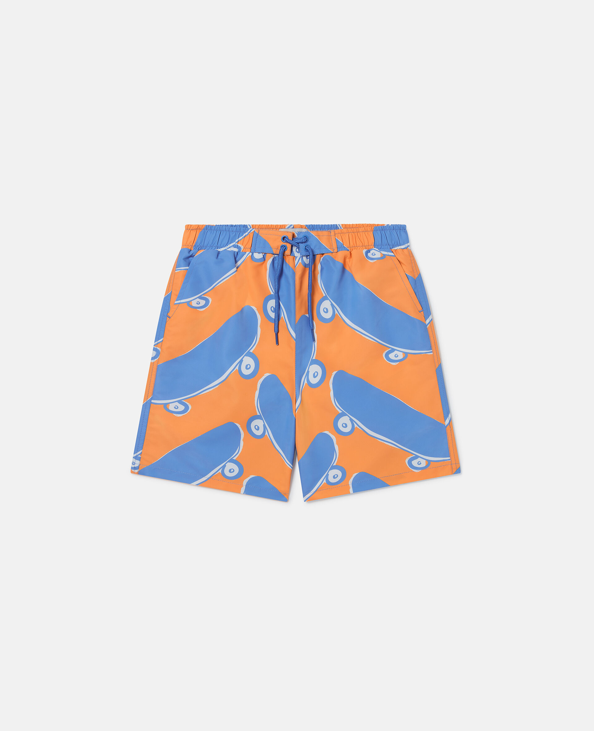 Skateboard Print Swim Shorts