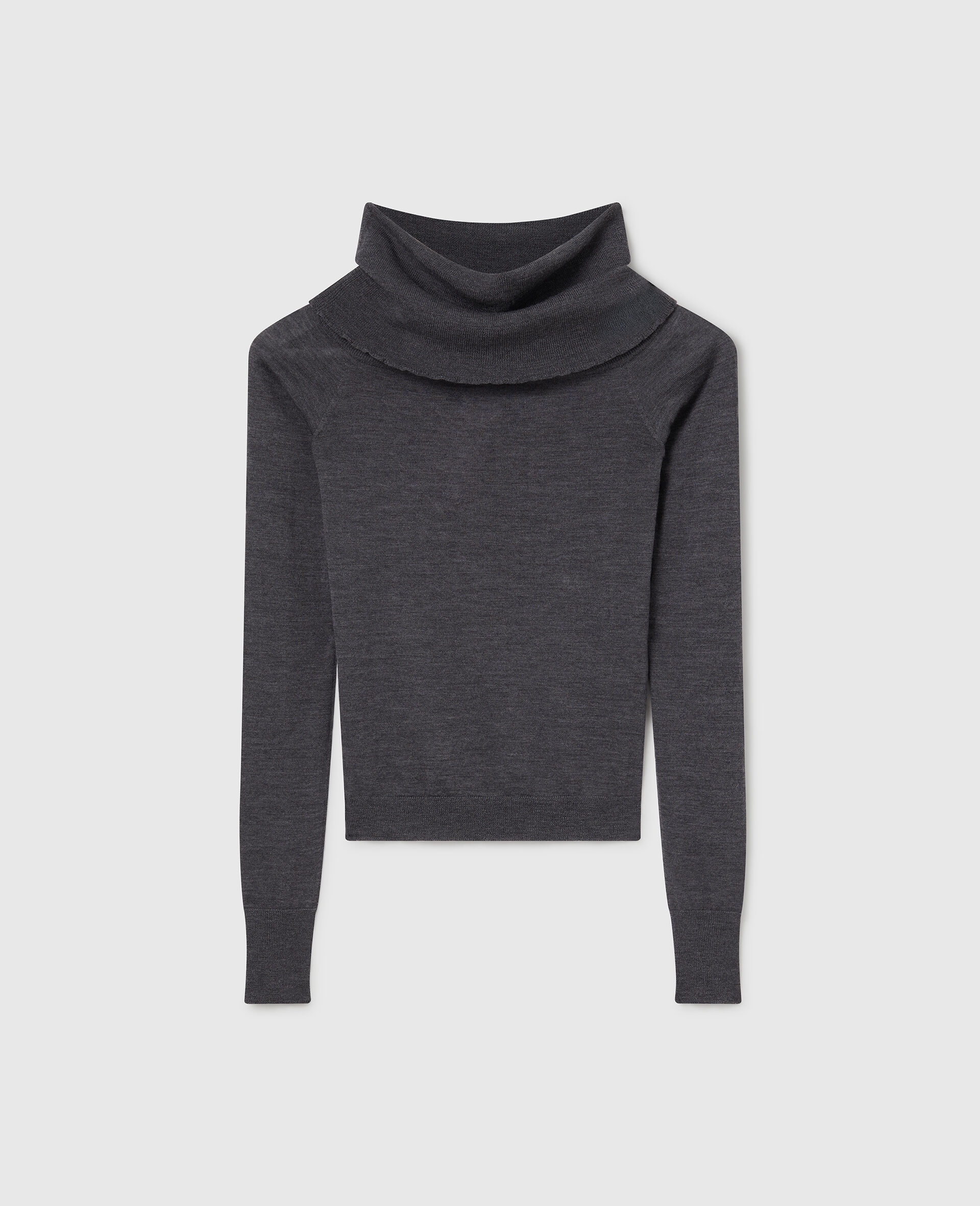 Off-Shoulder Long-Sleeve Jumper