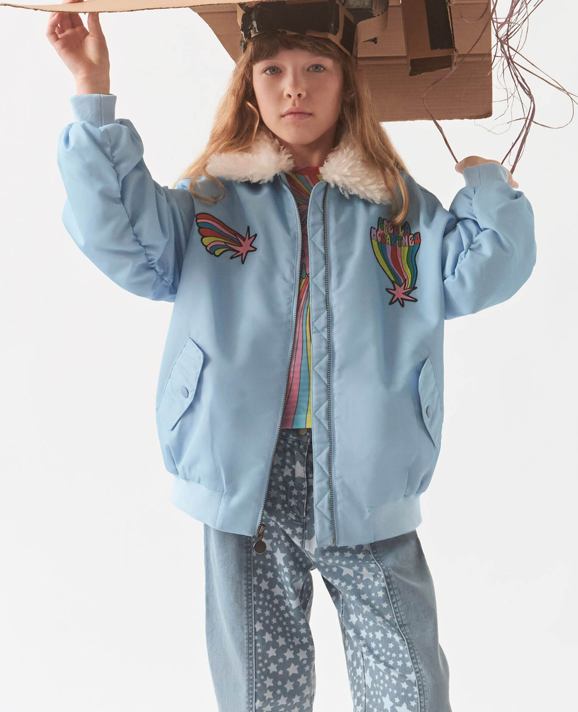Star Pattern Chaps Denim Jeans