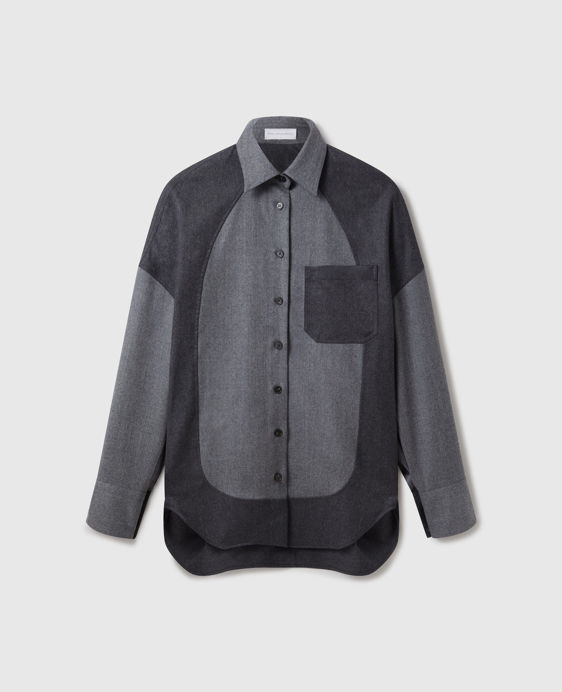 Paneled Oversized Shirt