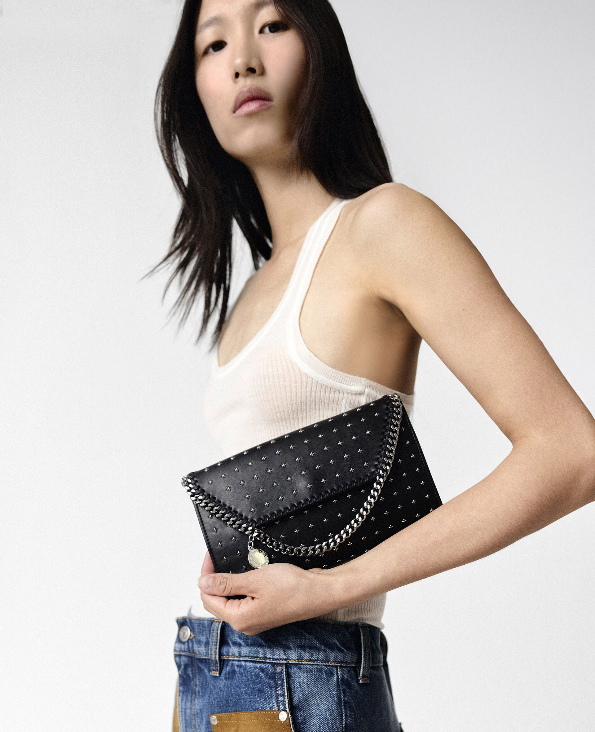 Limited-Edition Falabella Star Studs Wallet Crossbody Bag