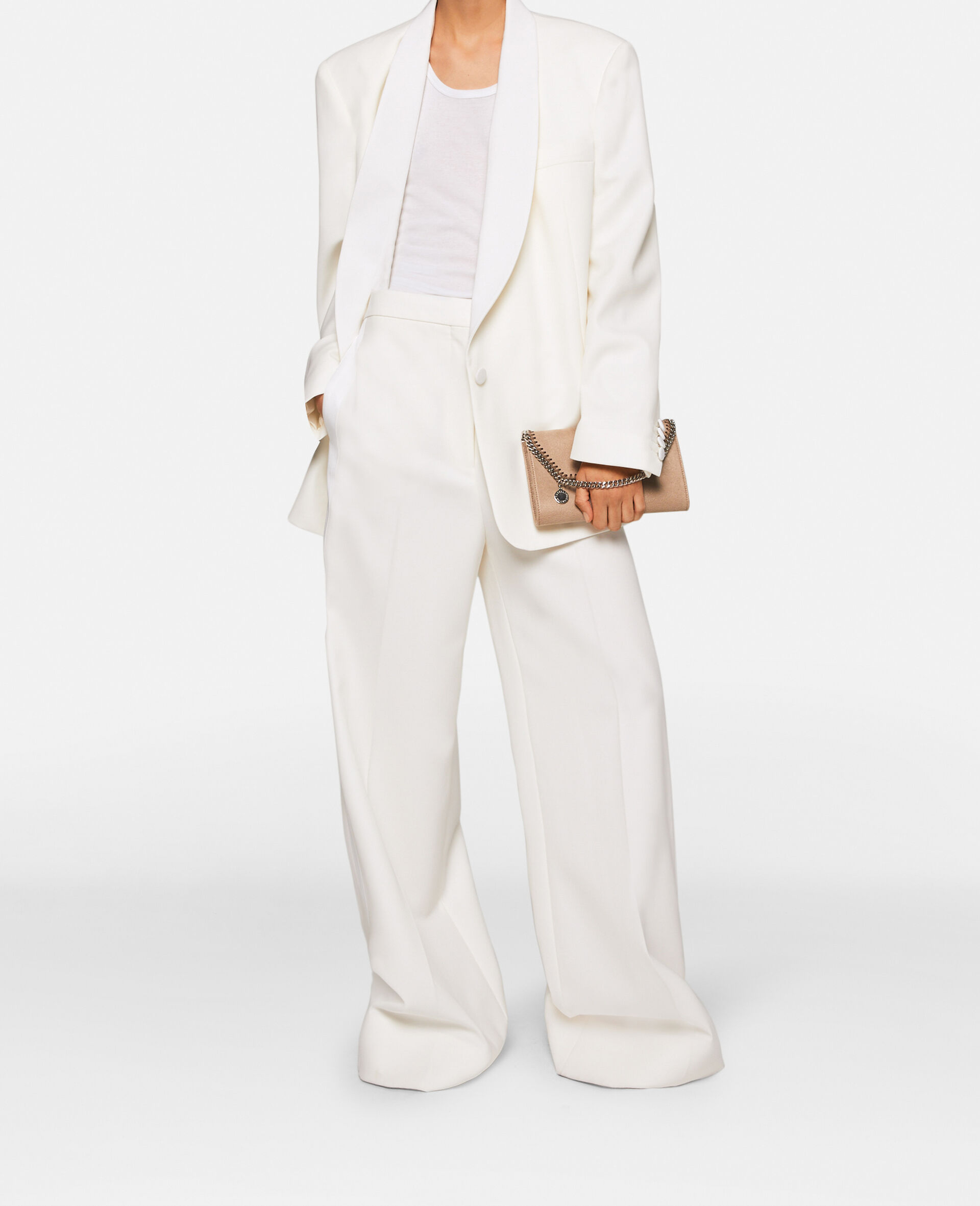 Wool Blazer with Shawl Lapels
