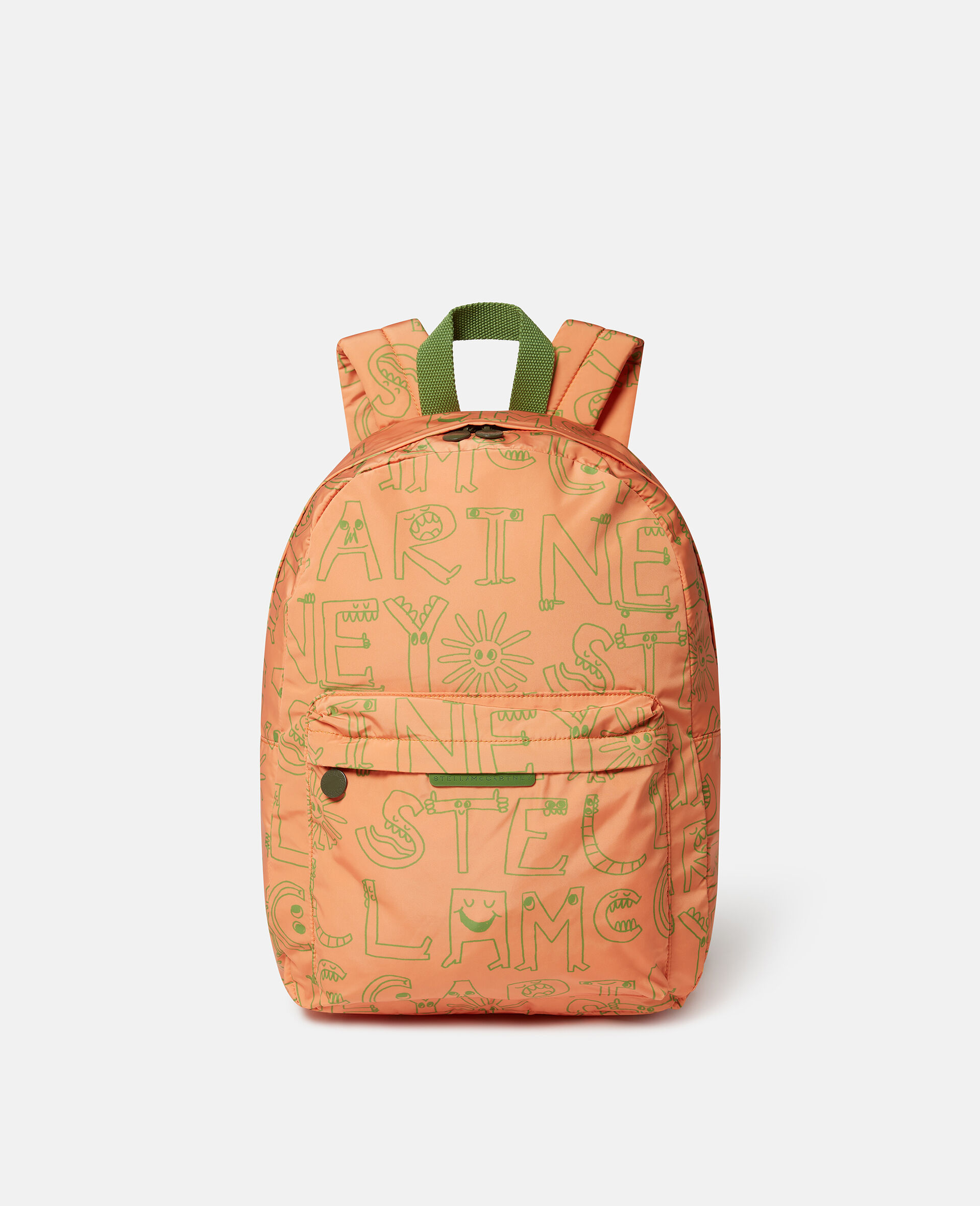 Lettering Print Backpack