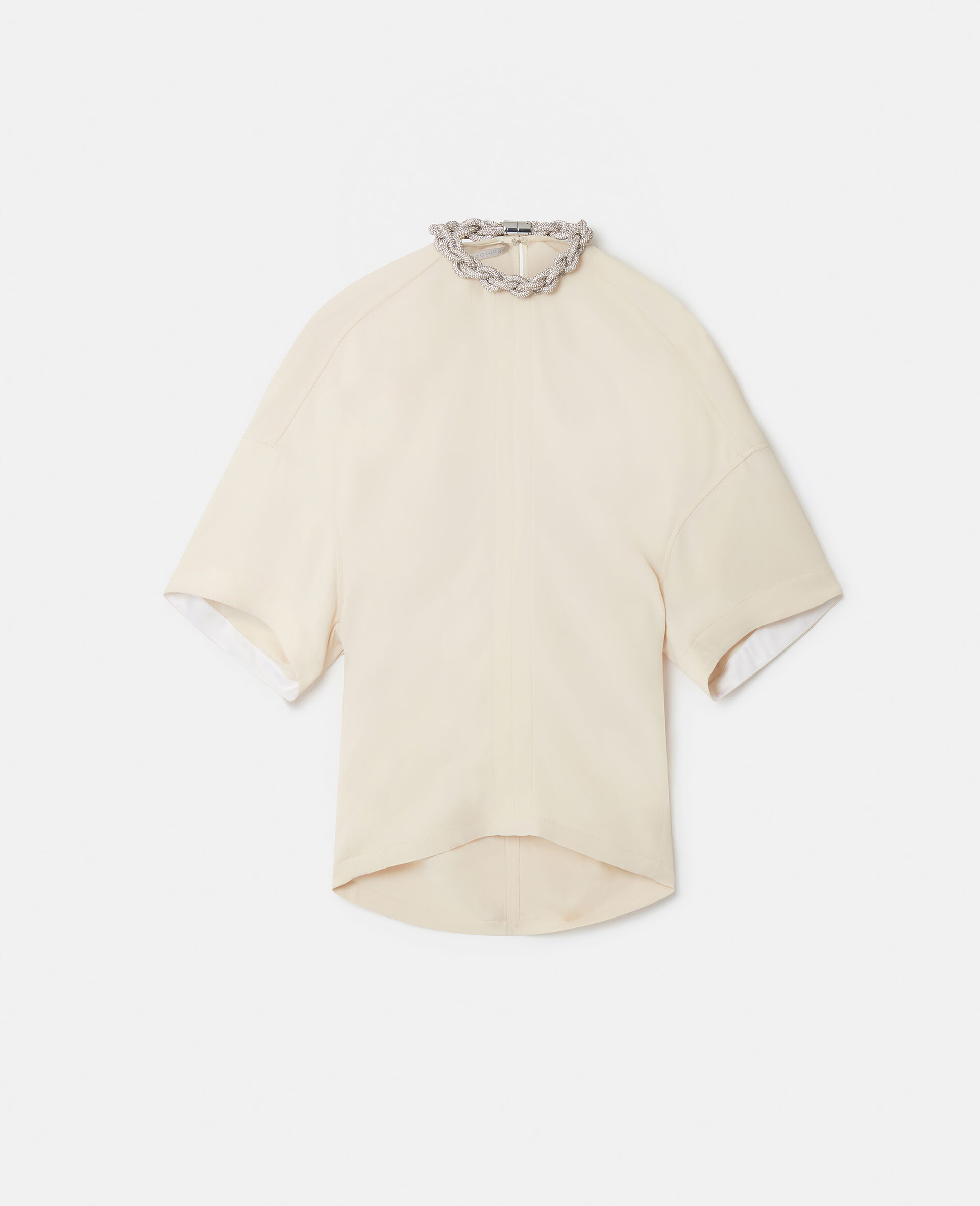 Falabella Crystal Chain Collar Top