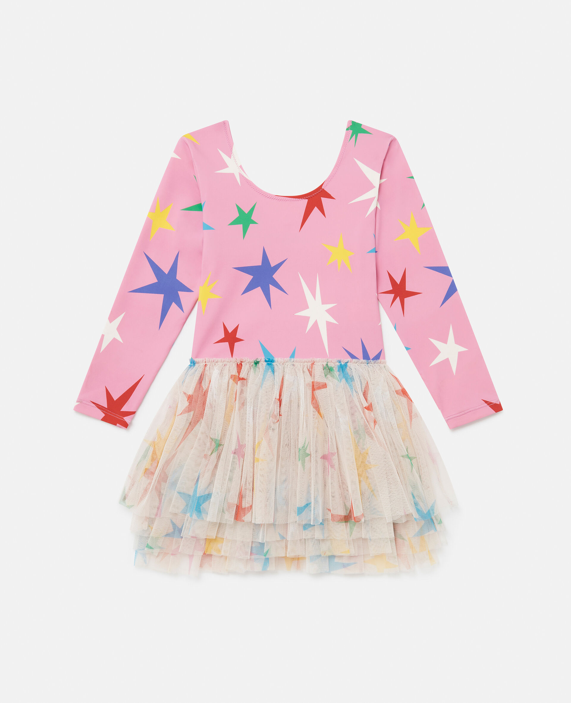 Star Pattern Tulle Dress