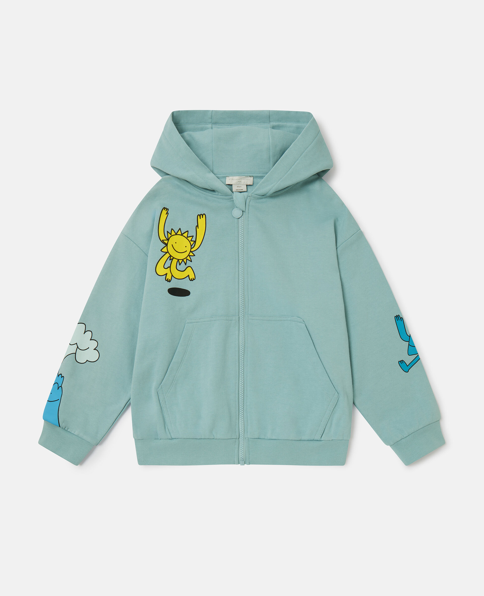 Earth Friends Graphic Zipper-Up Hoodie