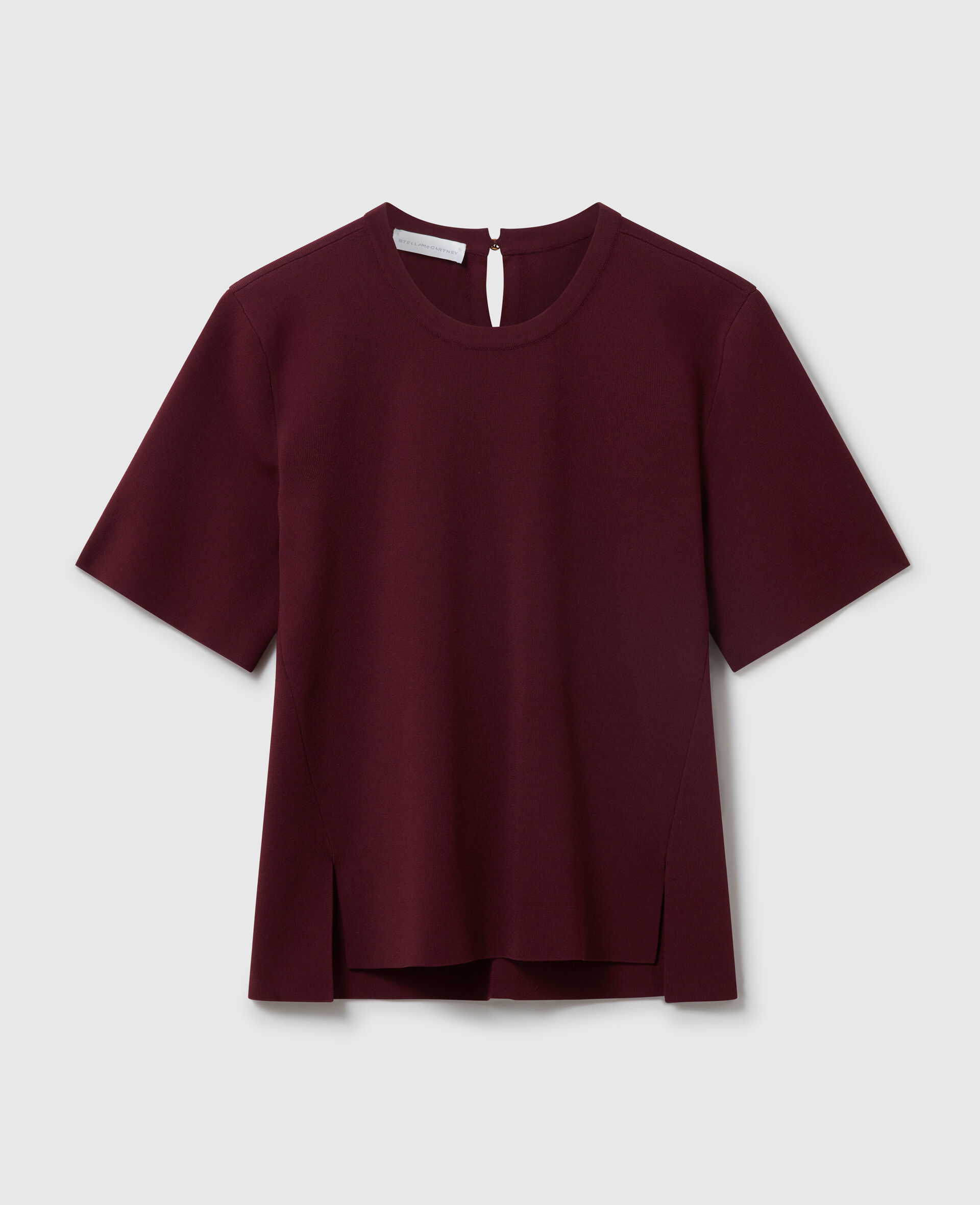 Compact Knit Short-Sleeve T-Shirt