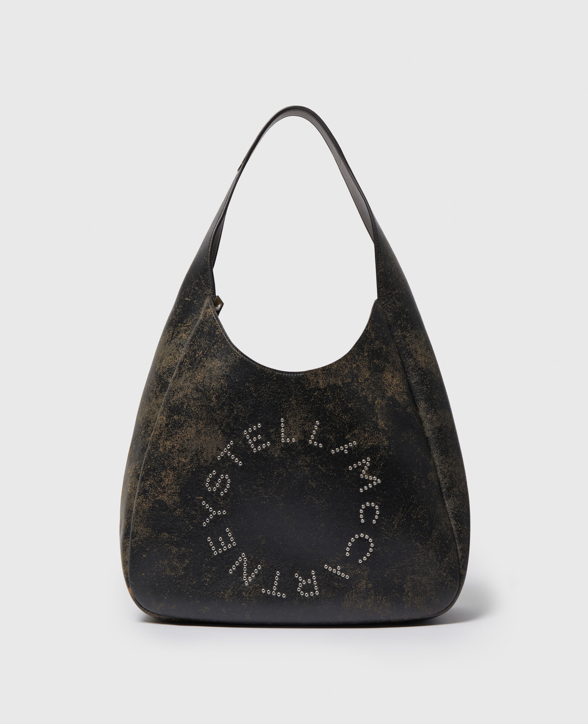 Logo Slouchy Aged Large Hobo Bag