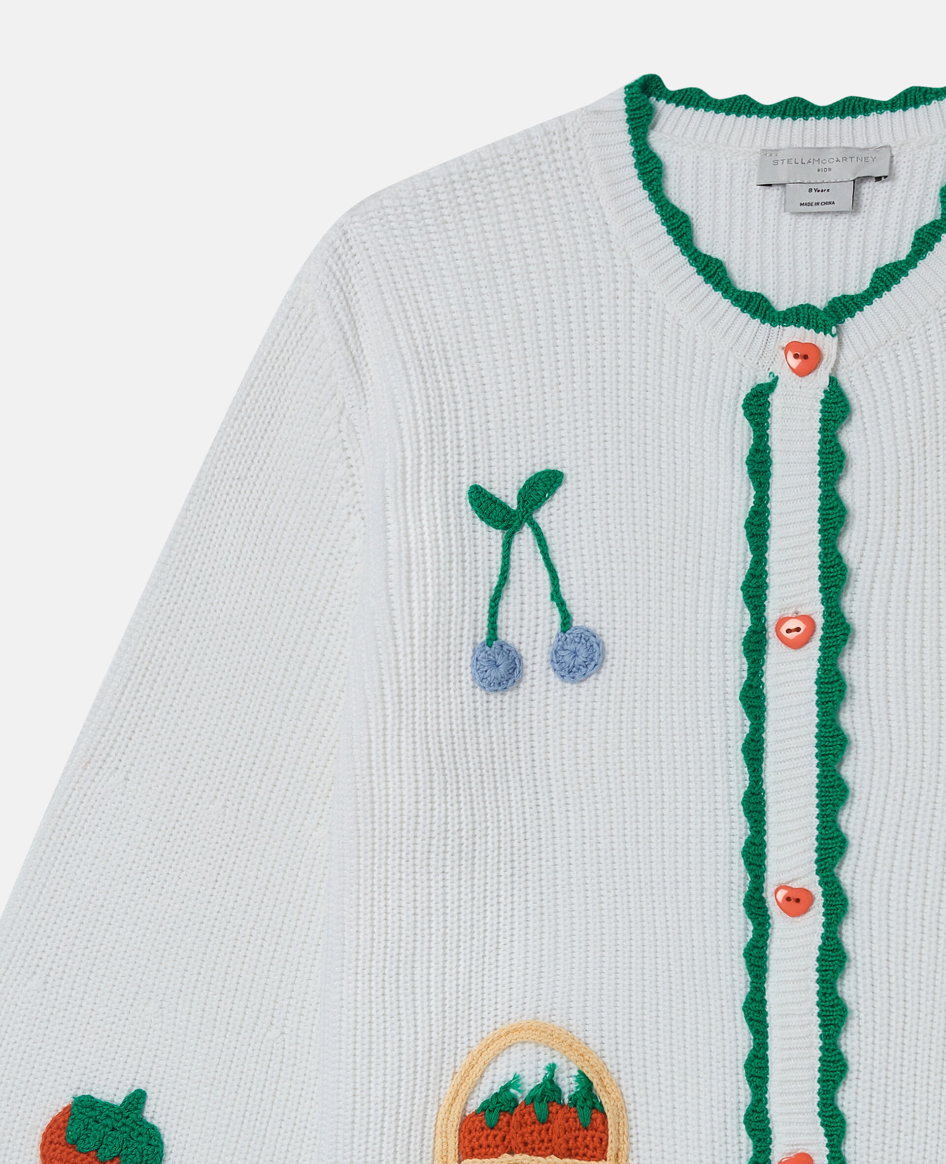 Fruit Embroidered Cardigan