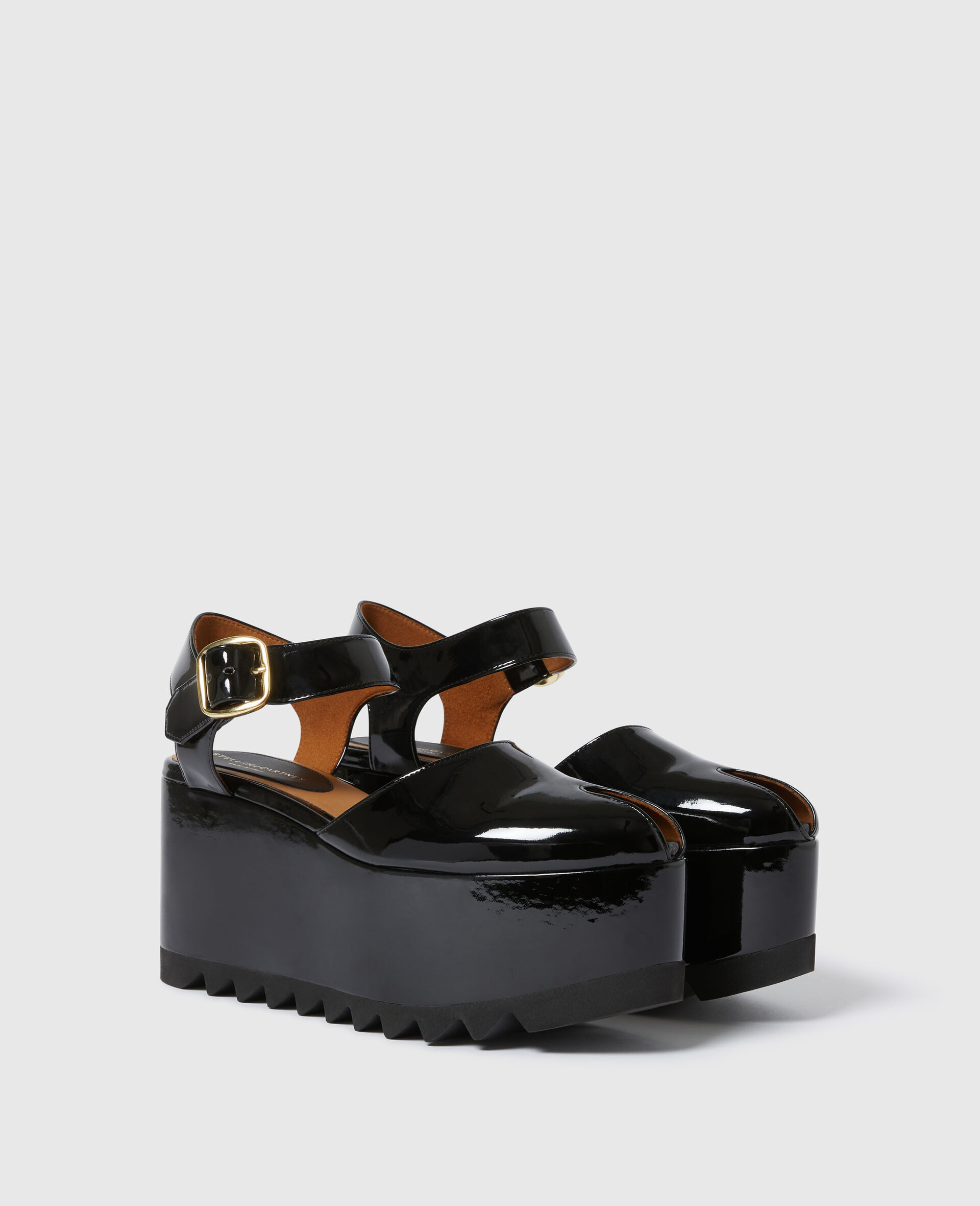 Elyse Patent Platform Sandals