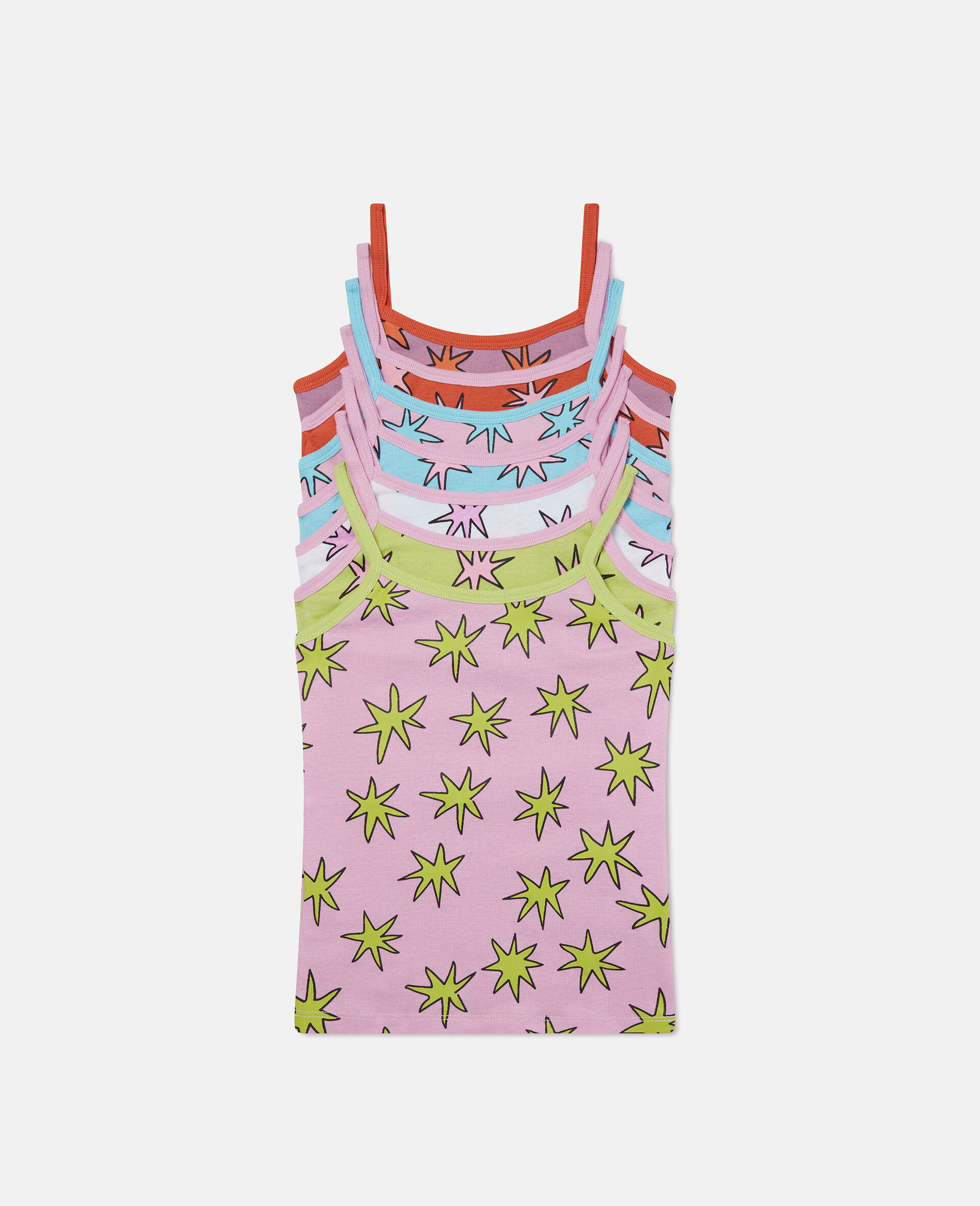 7 Pack of Star Print UnderShirts