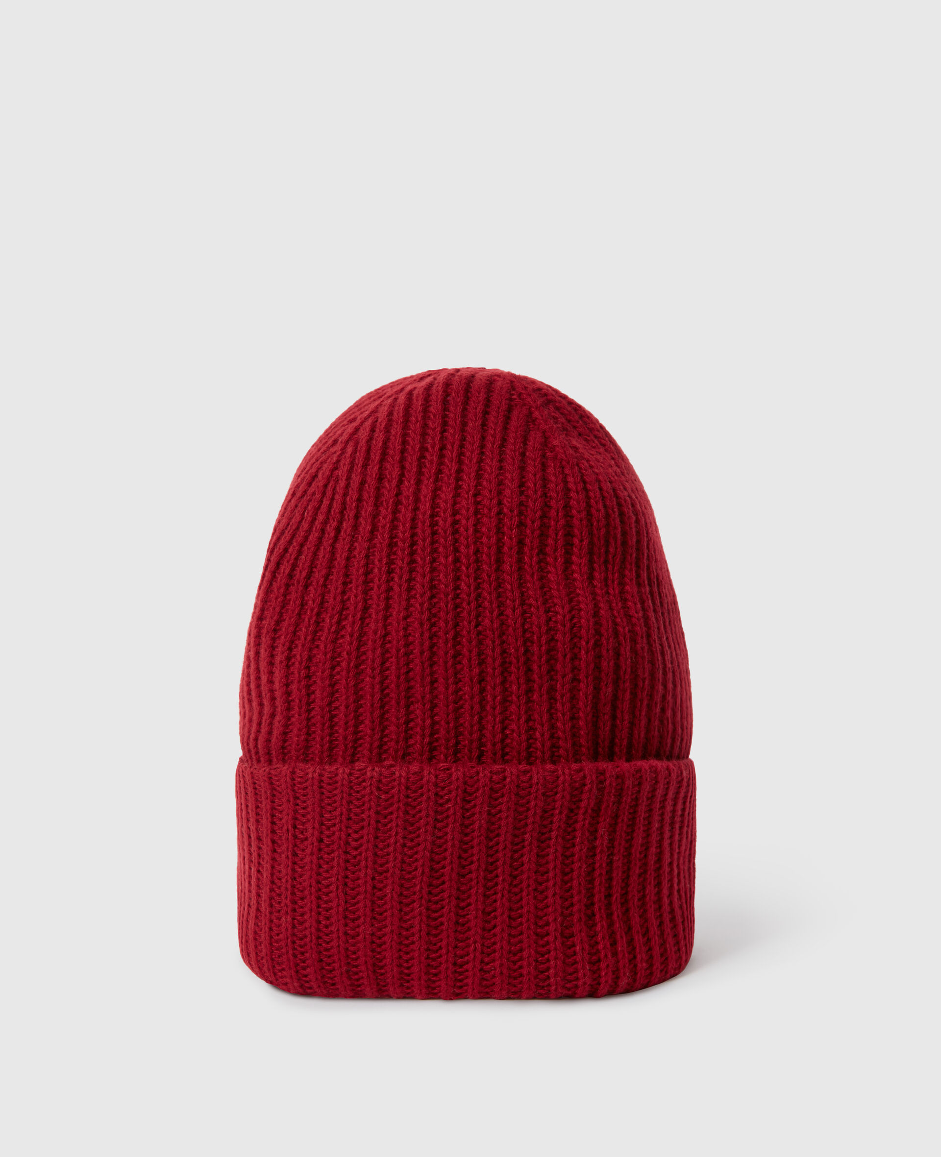 Ribbed Logo Beanie