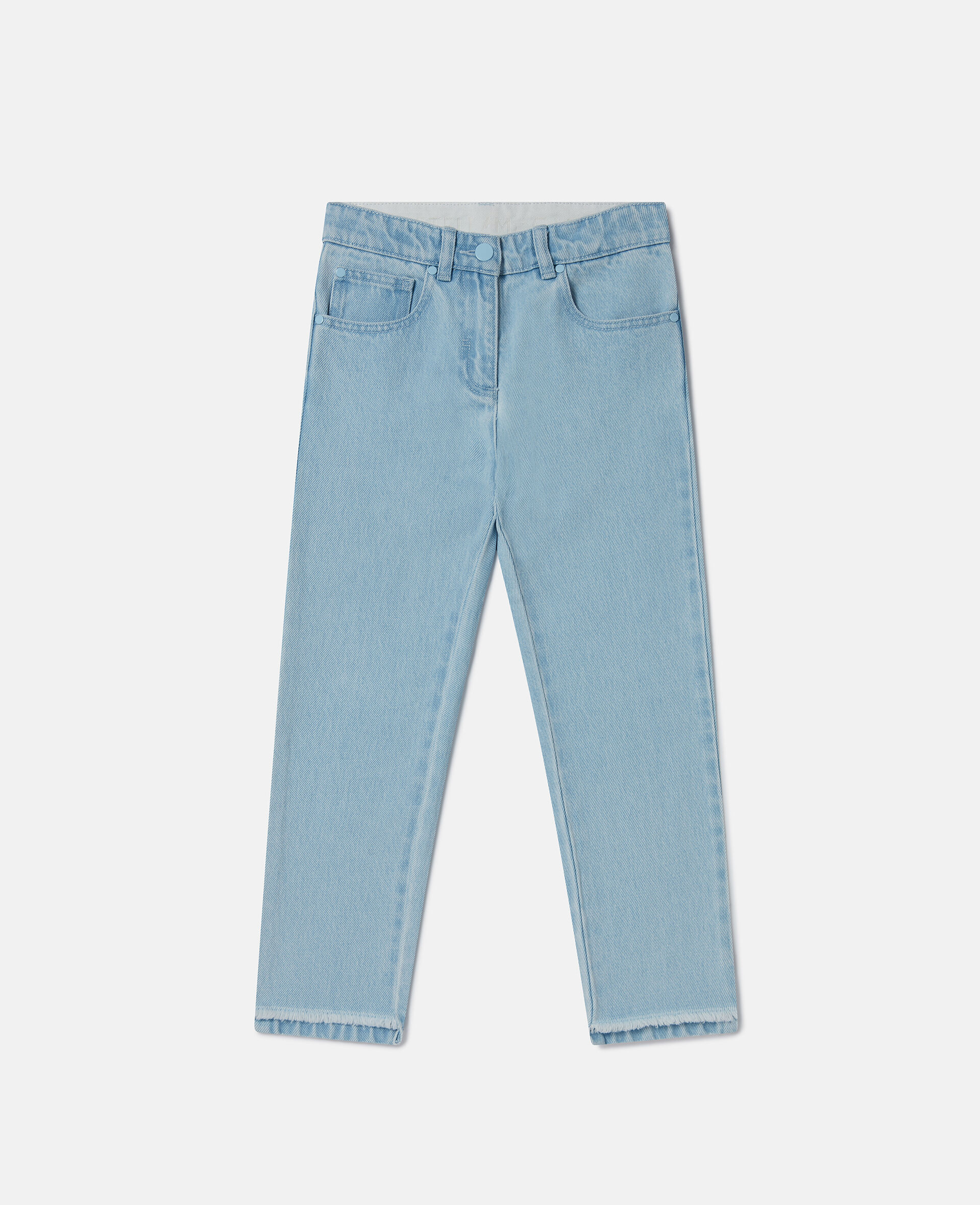 Straight-Leg Denim Jeans