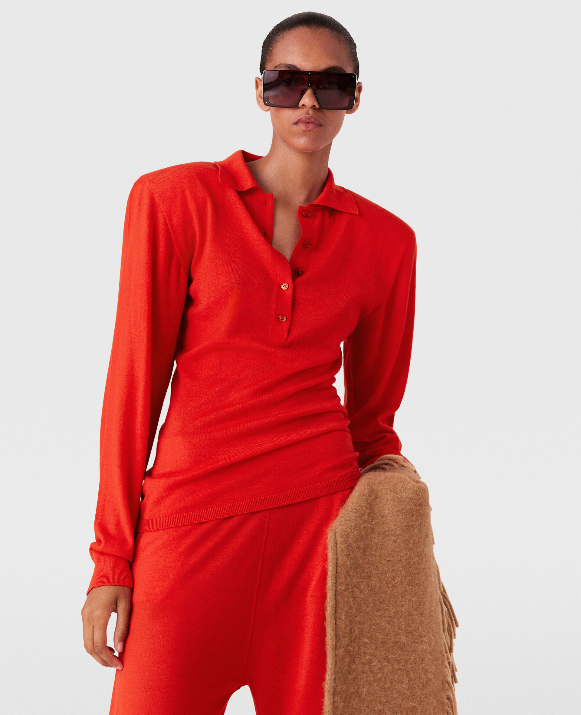 Strong Shoulder Polo Shirt