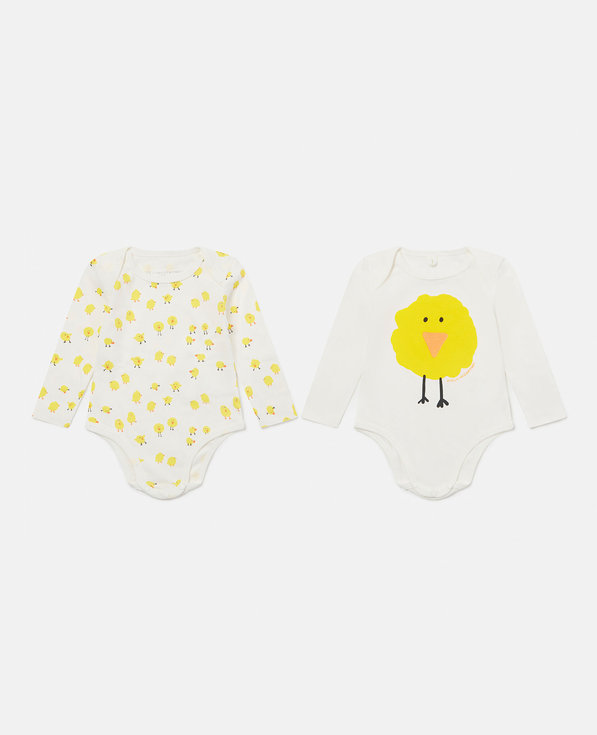 Chick Pattern Sleepsuit Set