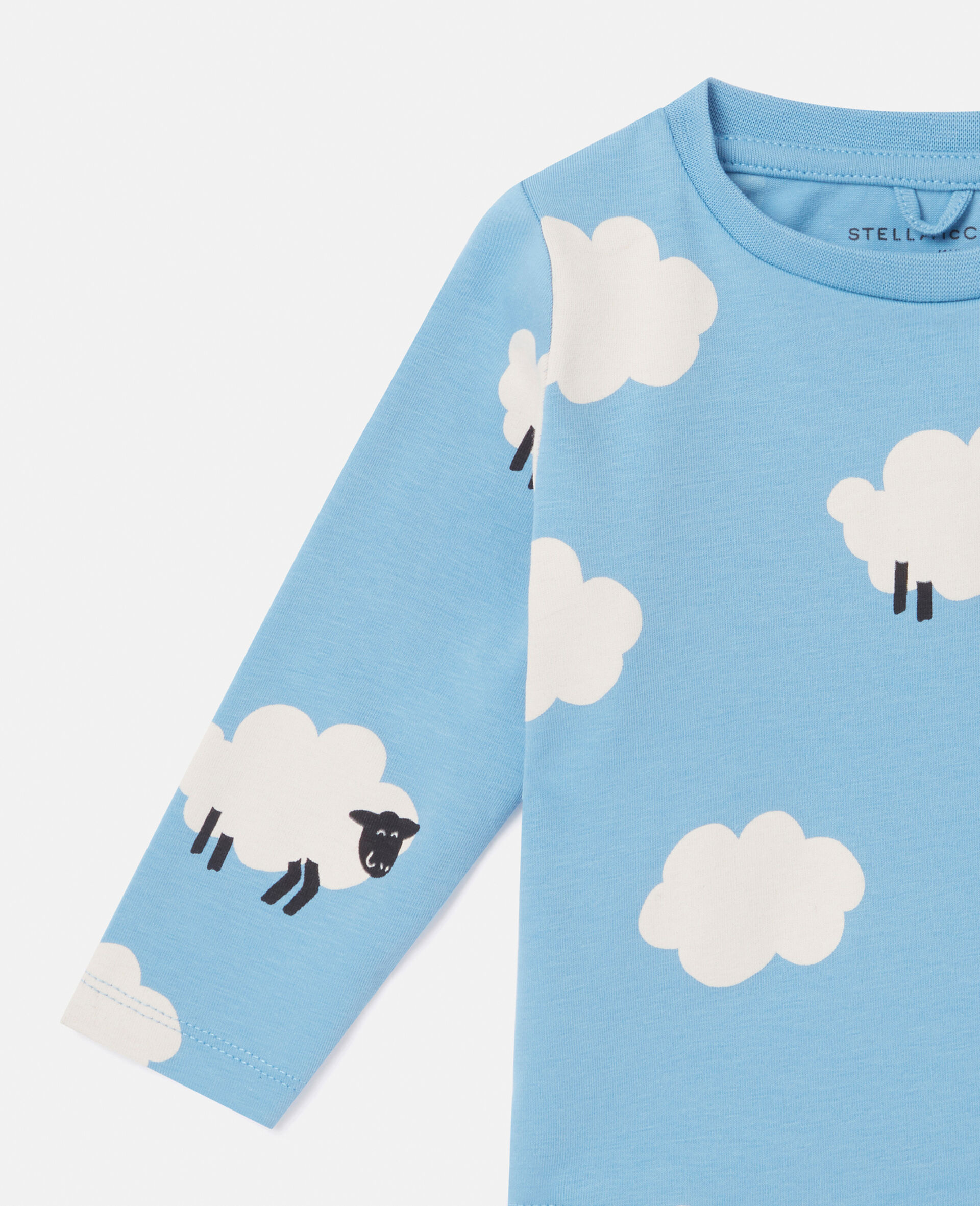 Sheep Pattern Long-Sleeve T-Shirt