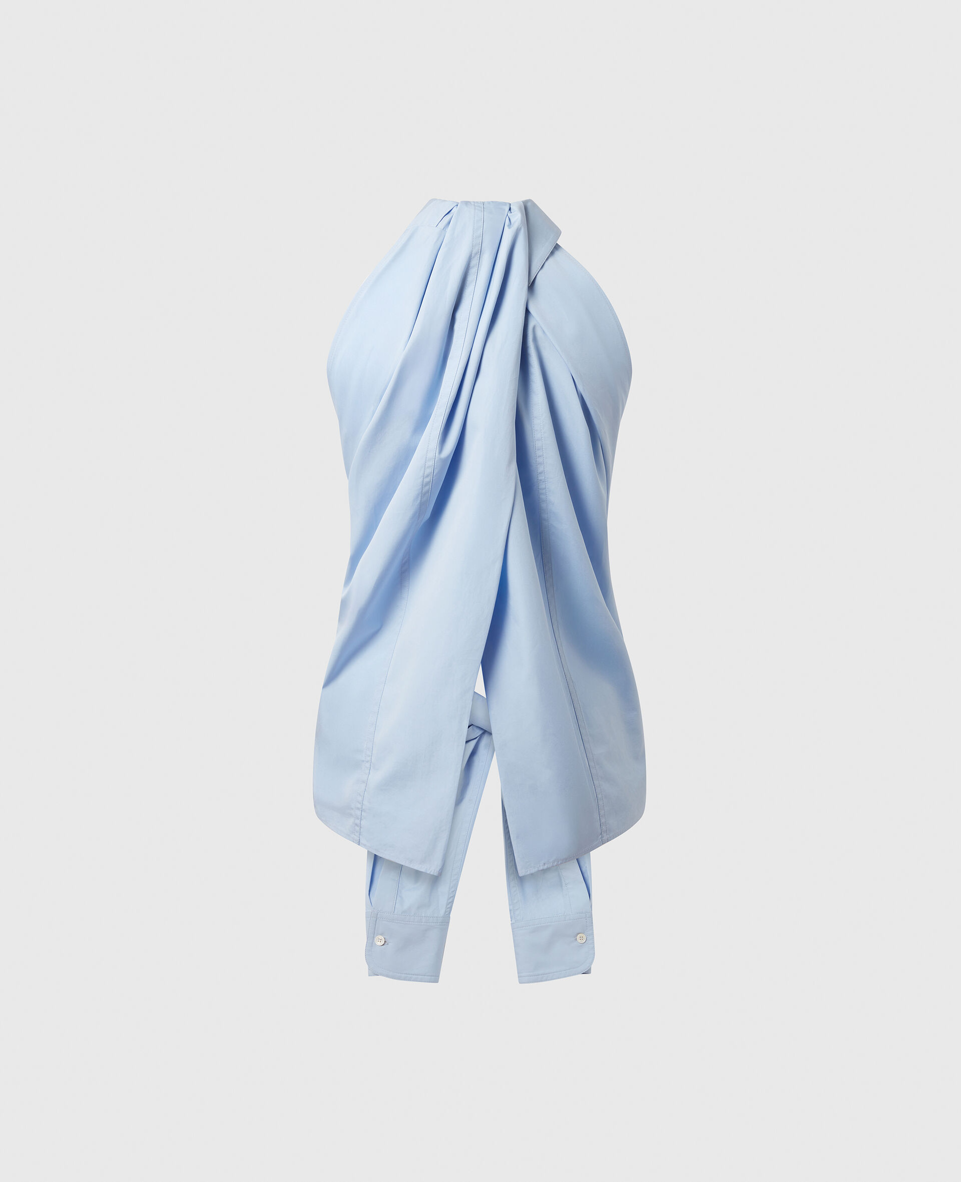 Halterneck Panel Sleeveless Top