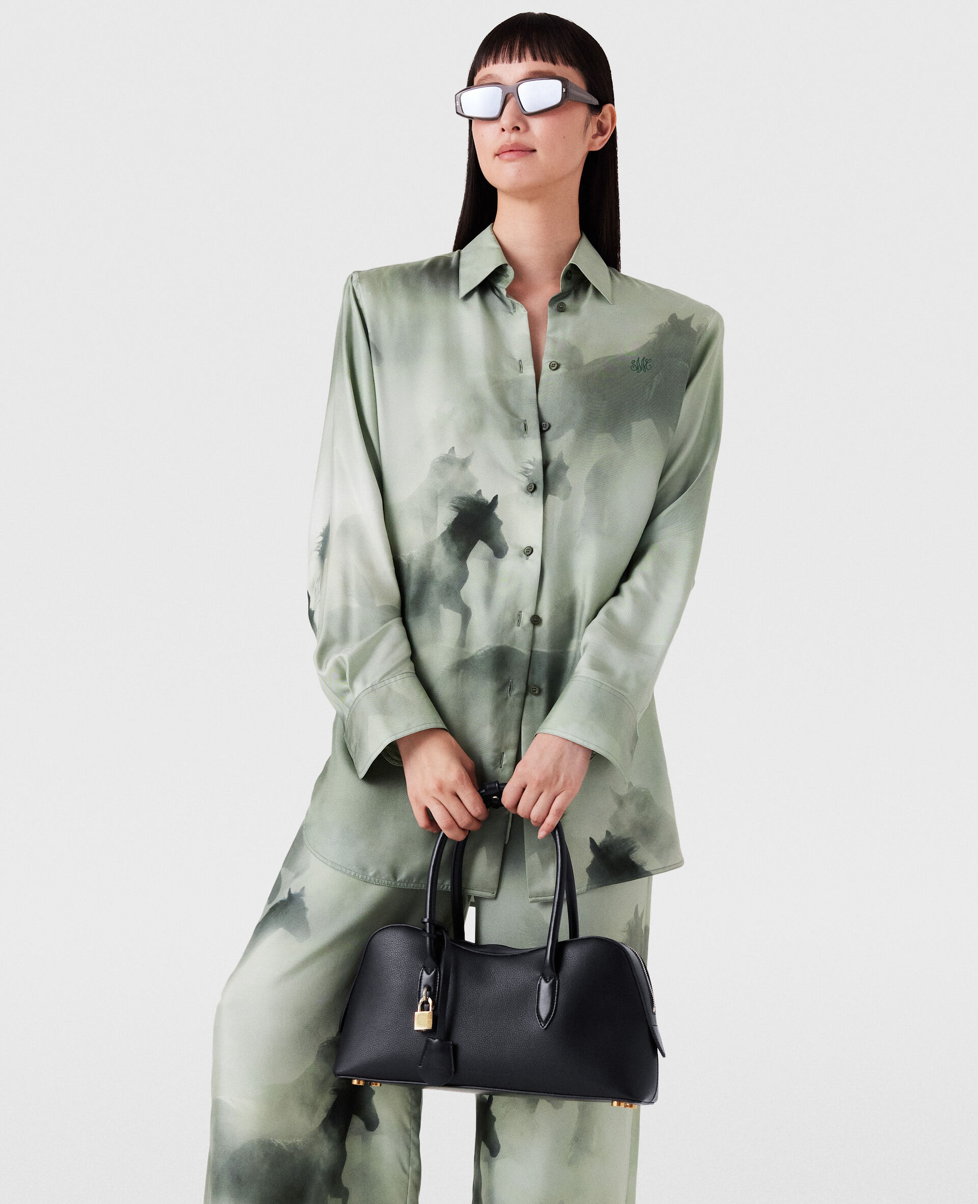 Oversized Horse Print Shirt