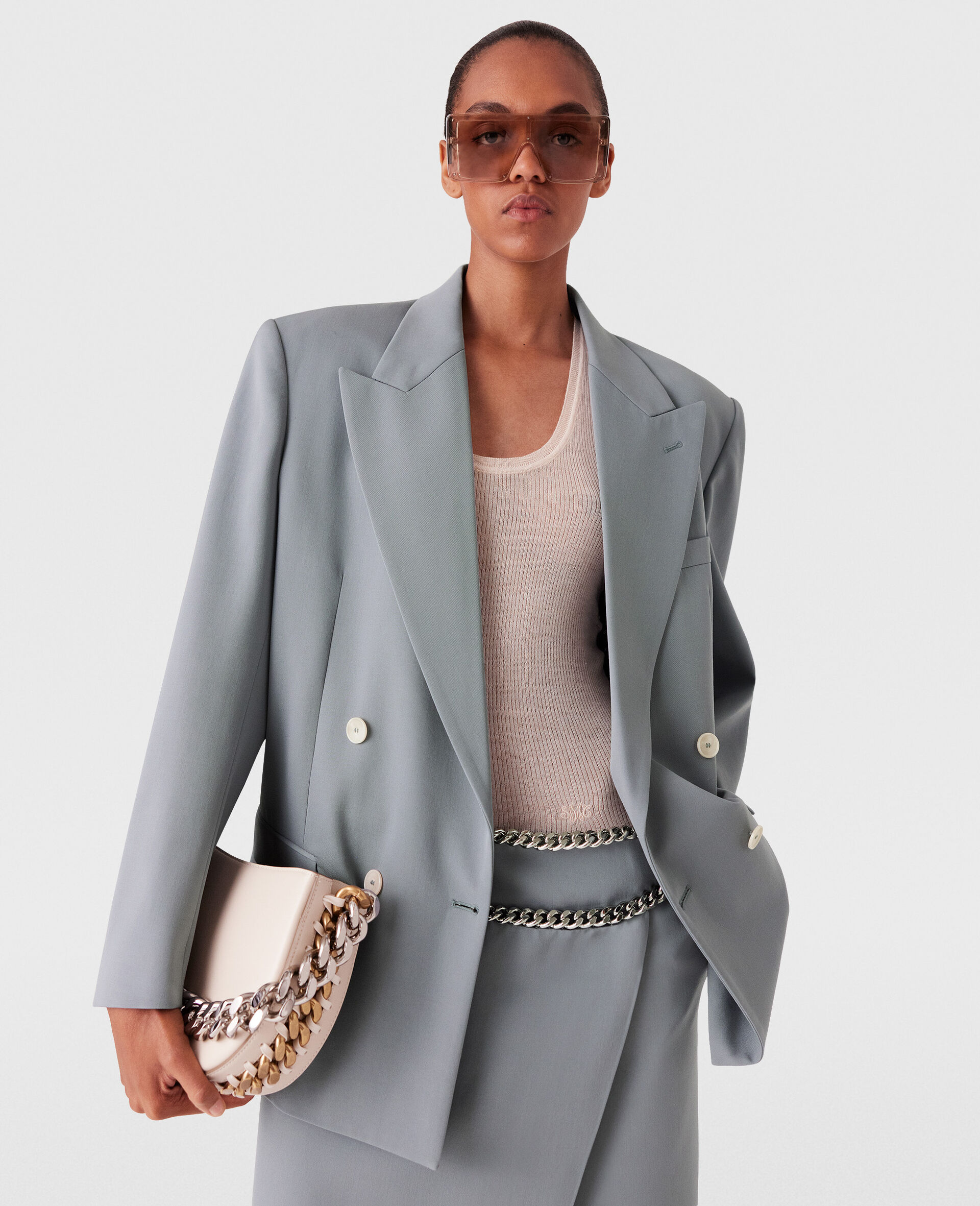 Oversized Double-Breasted Blazer