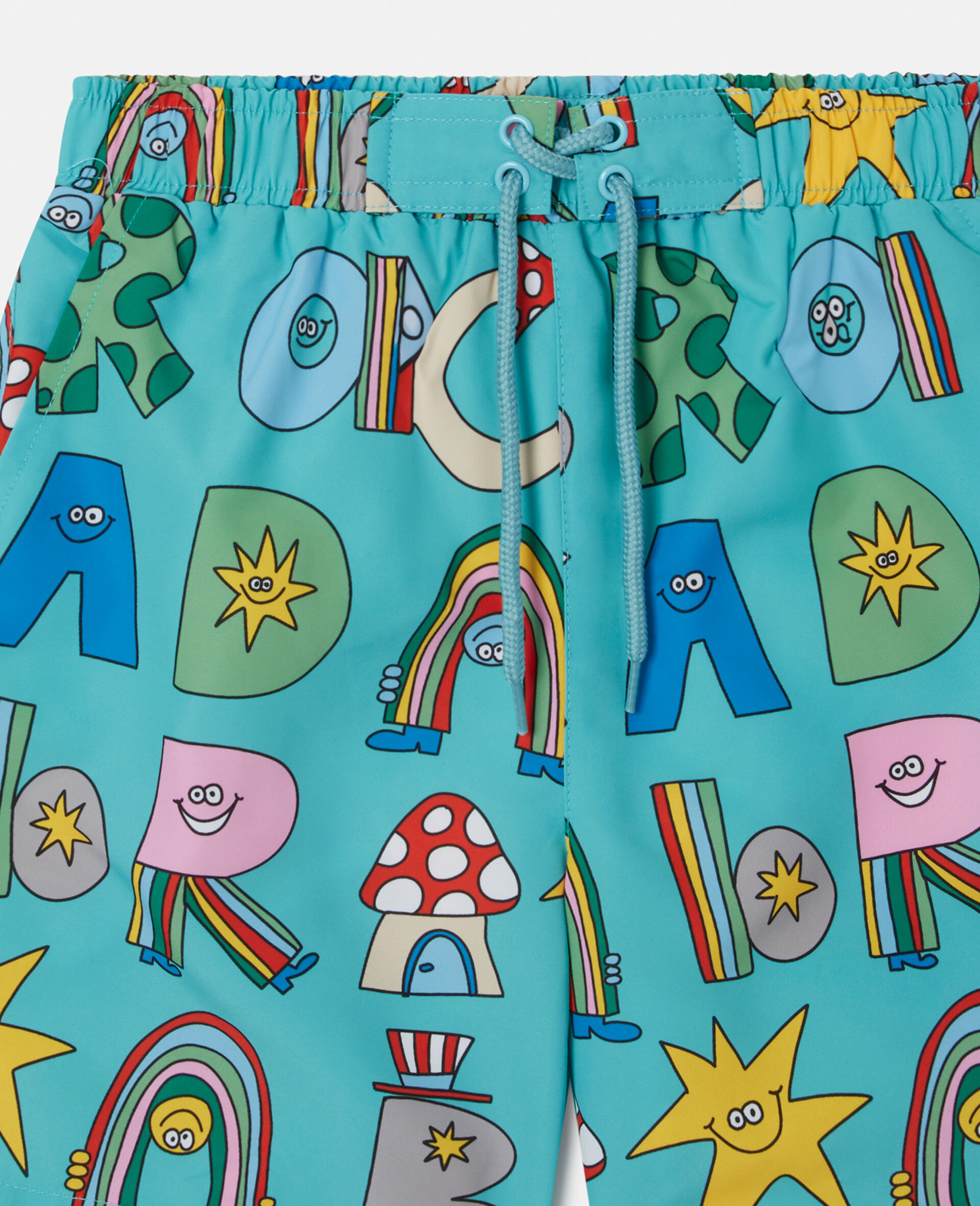 Stella Woodland Lettering Swim Shorts