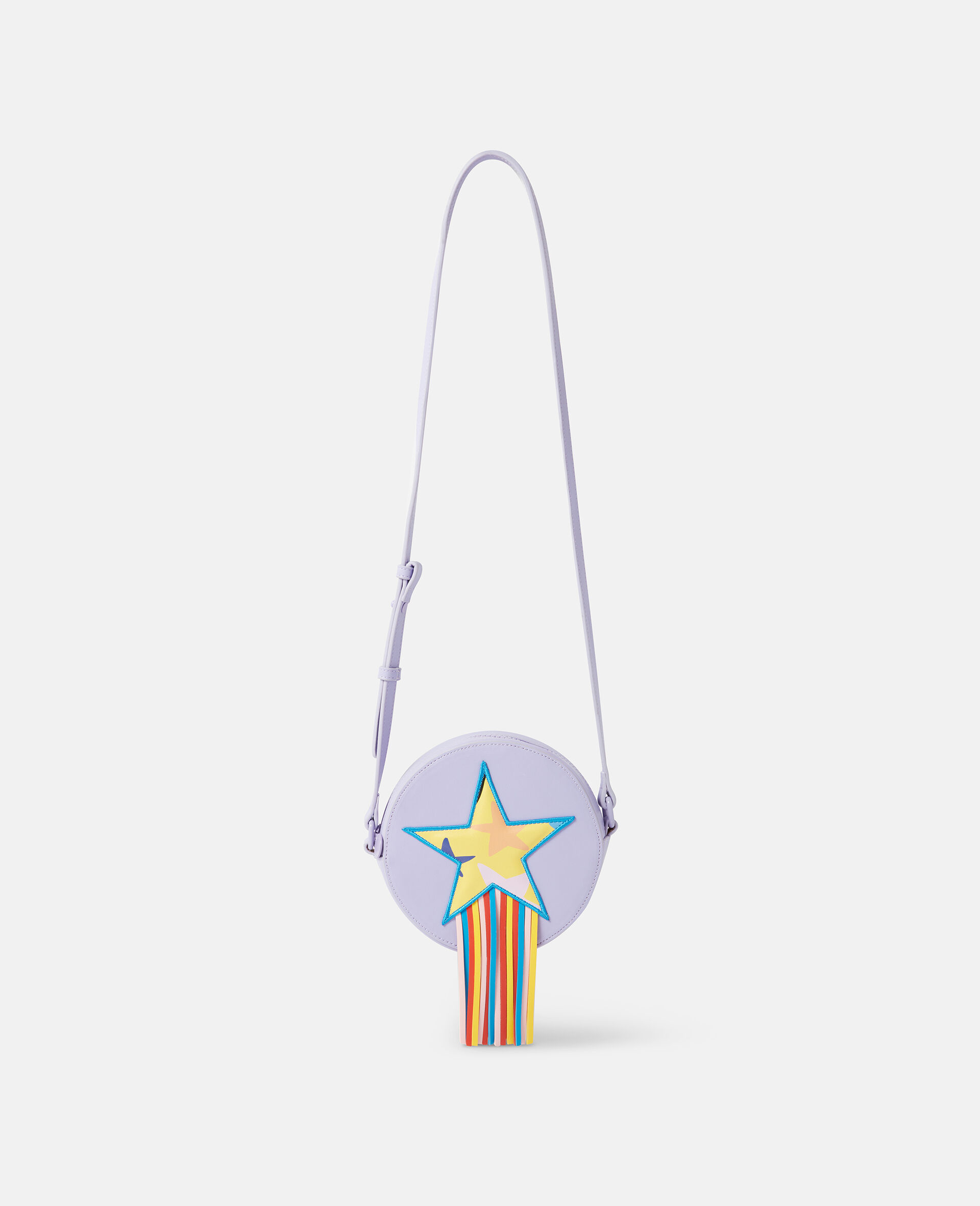Star Graphic Fringe Crossbody Bag