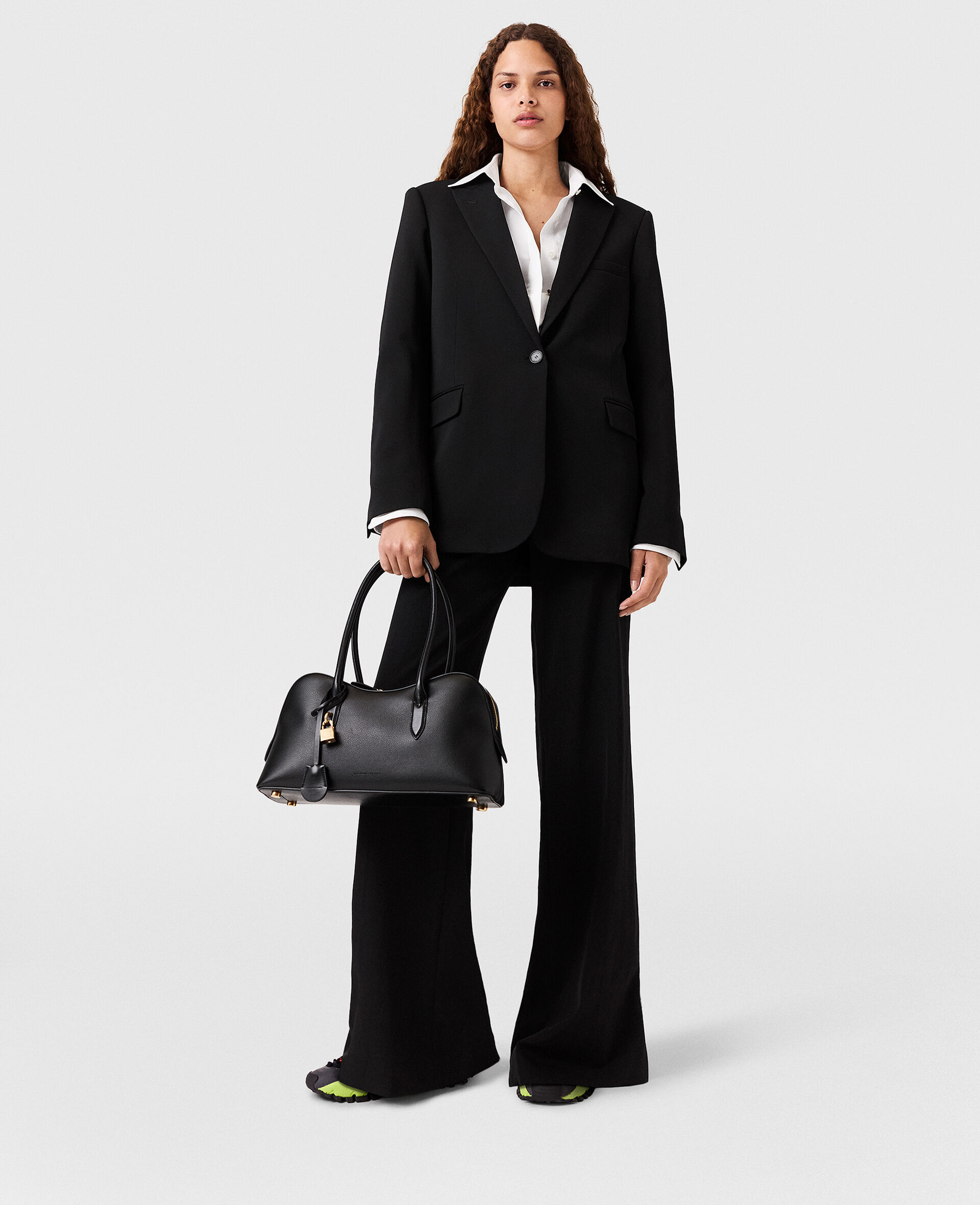 Wool Flannel Tailored Trousers