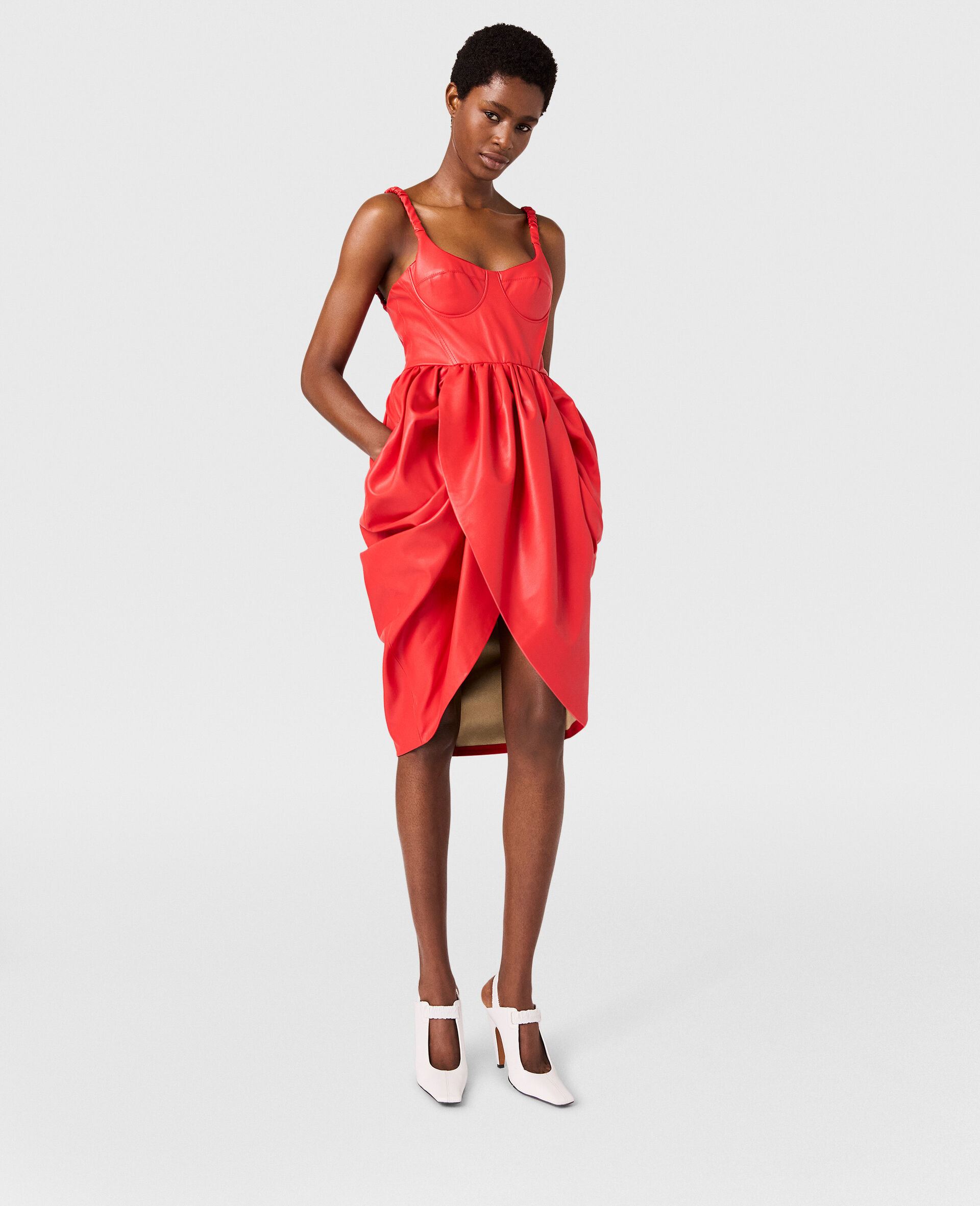 Bustier Top Ruched Wrapped Mini Dress