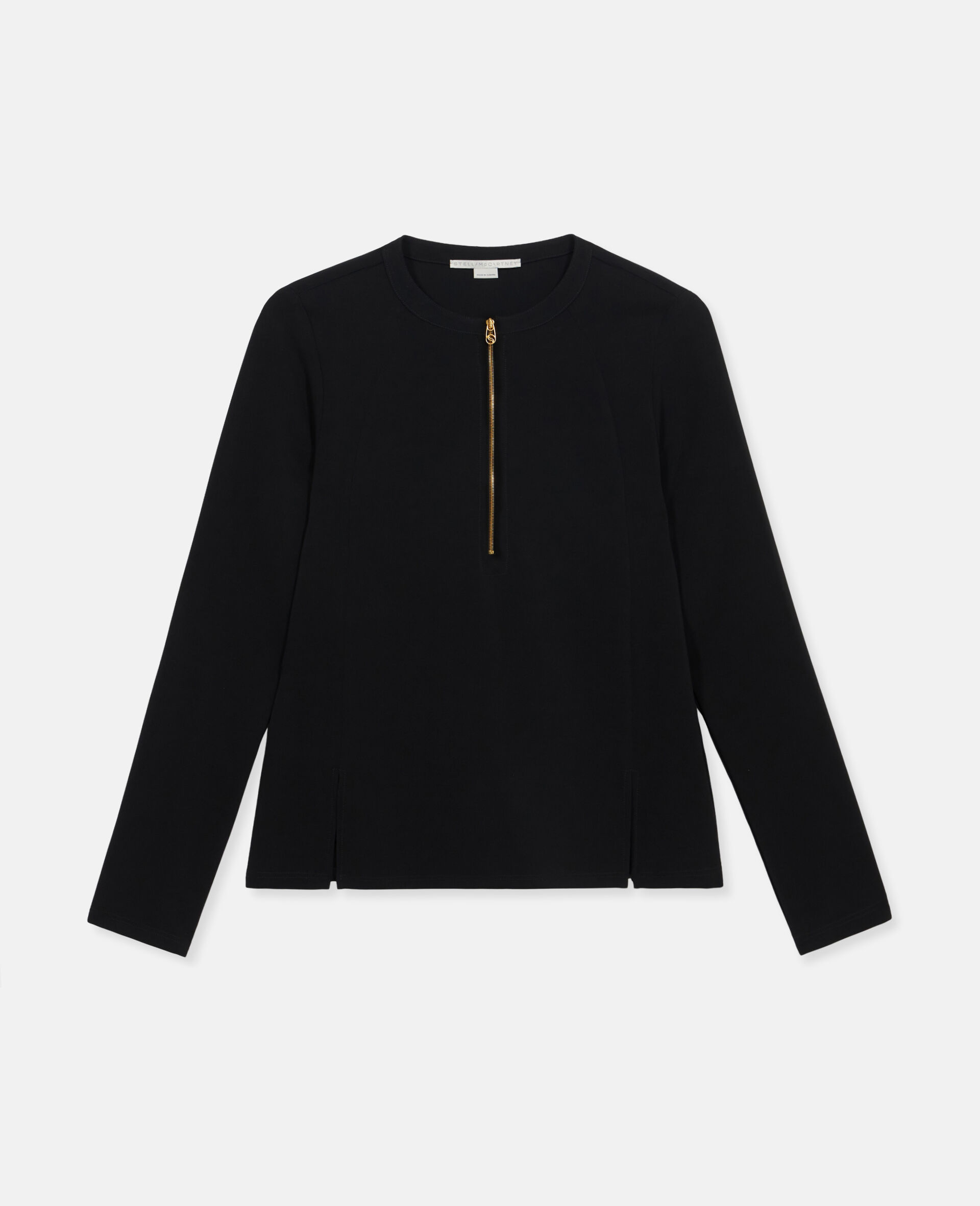 Arlesa Double Split Hem Zip Blouse