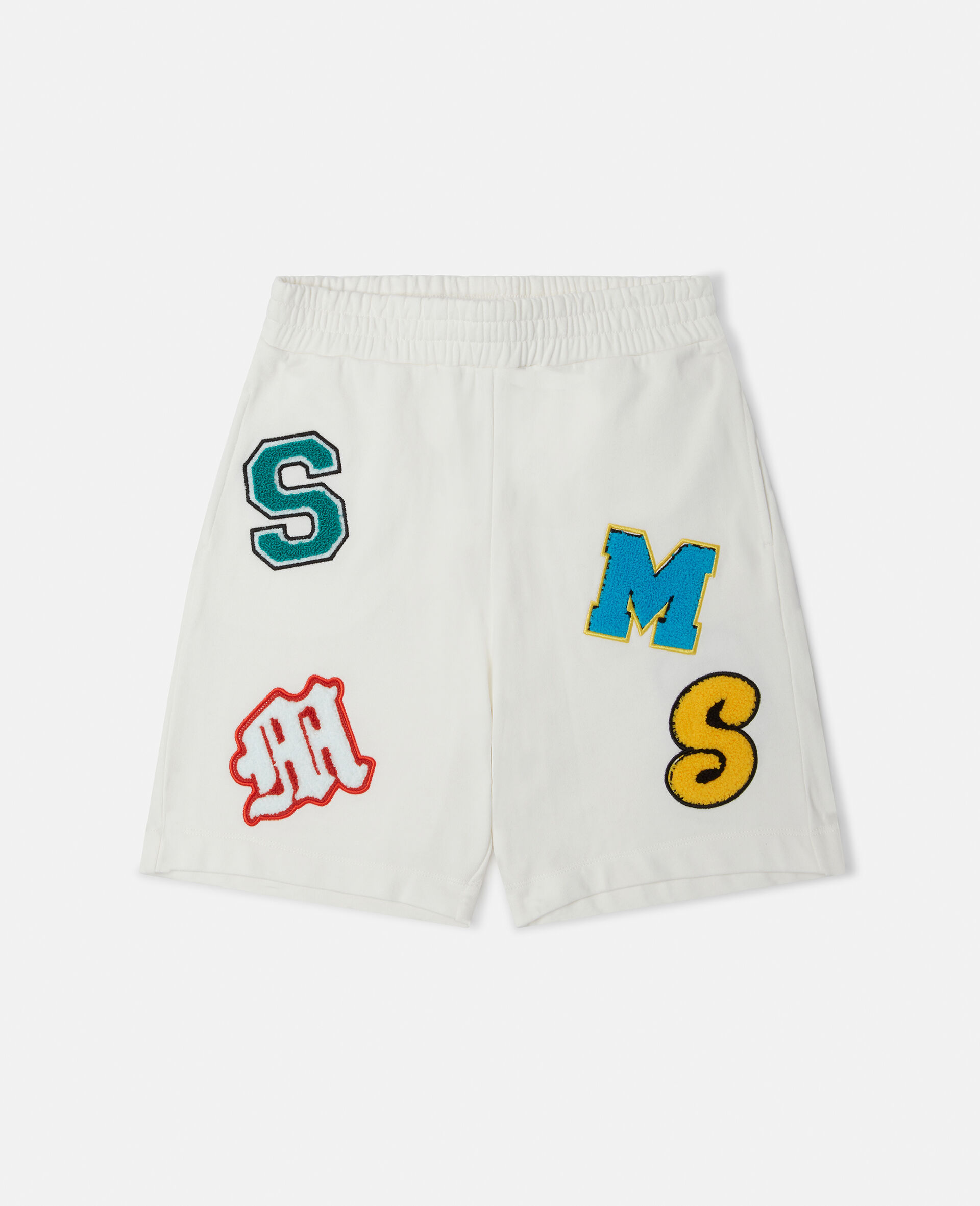 Brand Initials Embroidered Shorts
