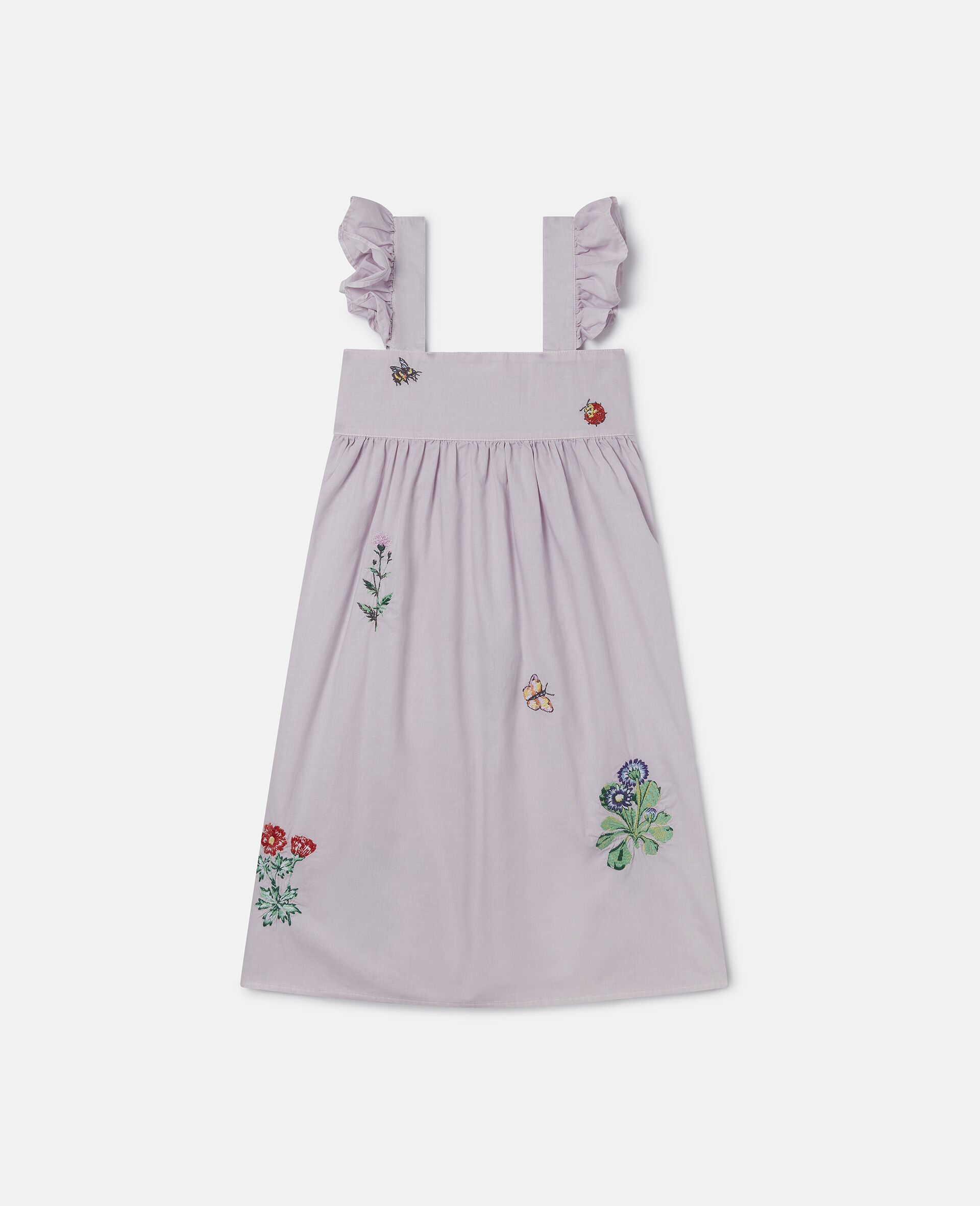 Flower Embroidered Sleeveless Dress