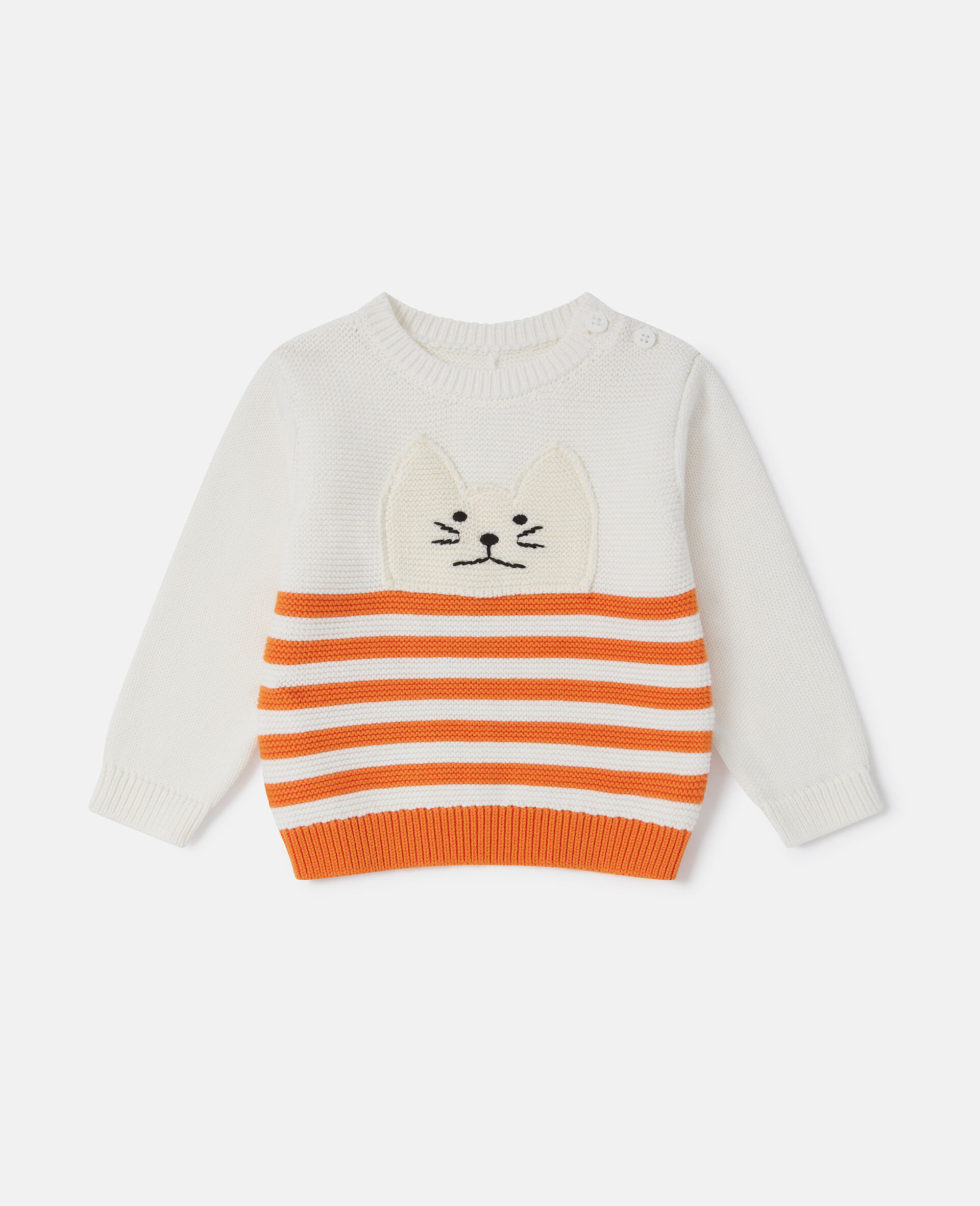 Cat Graphic Embroidered Sweater