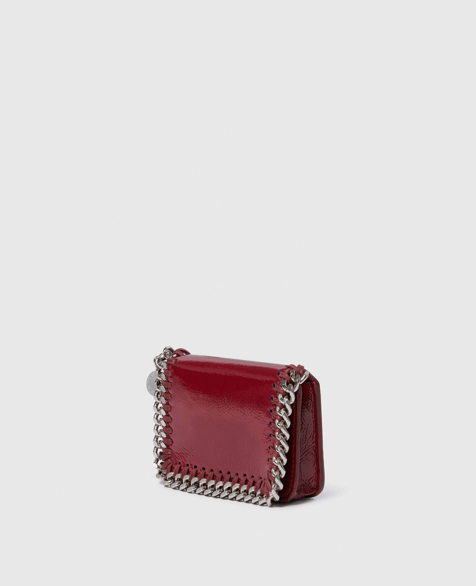 Falabella Patent Zipper Cardholder