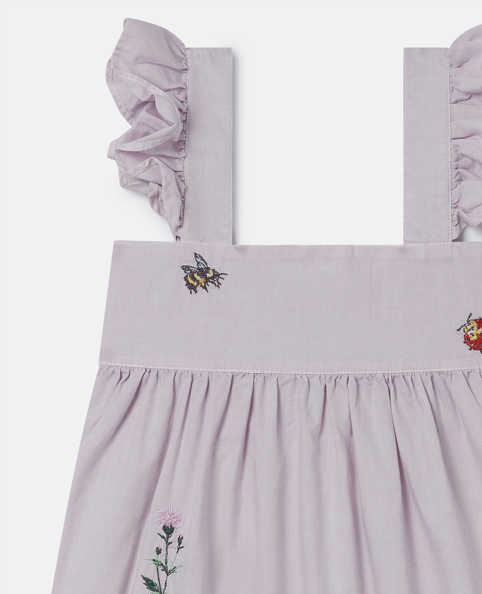 Flower Embroidered Sleeveless Dress