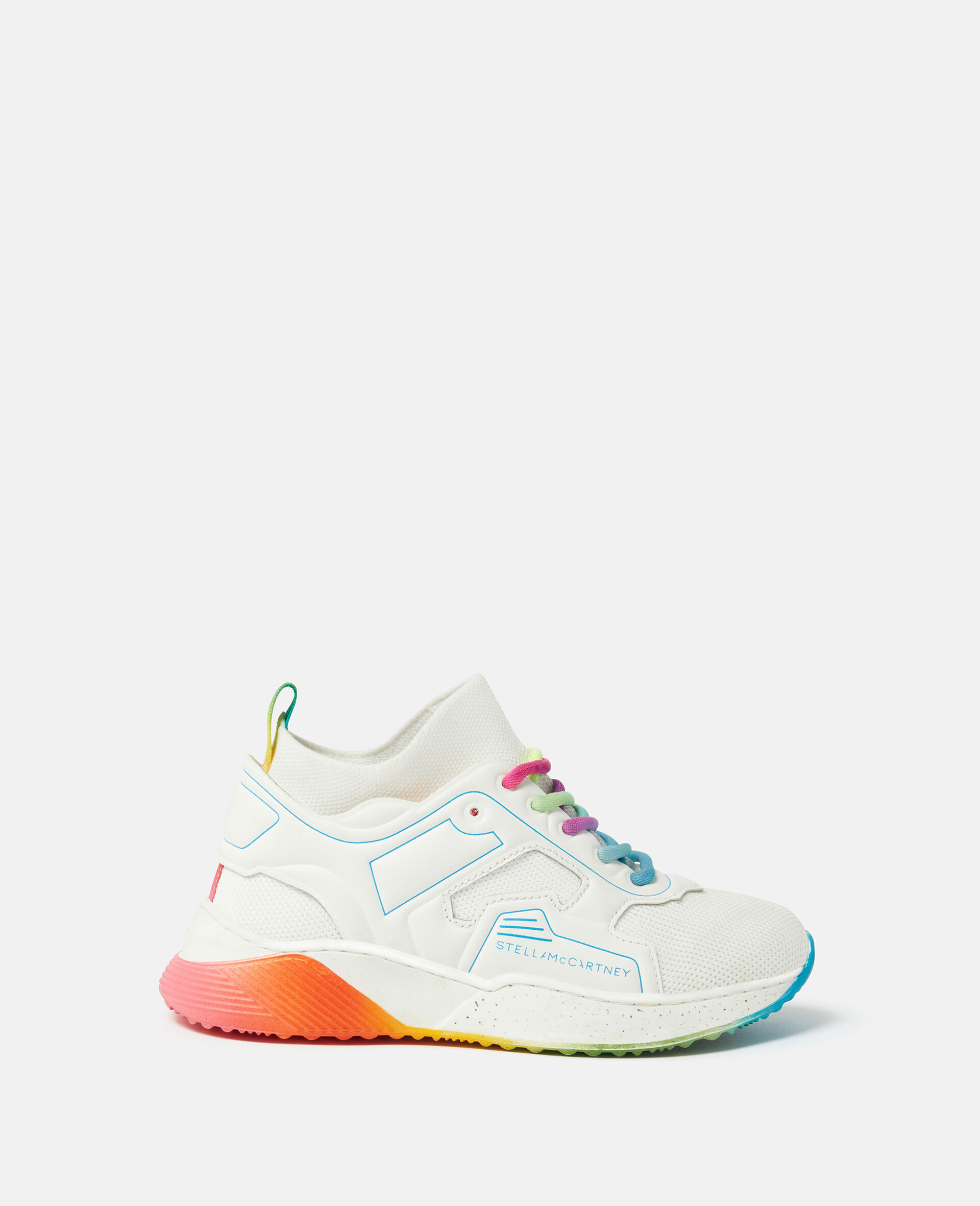 Moniker Print Lace-Up Sneakers