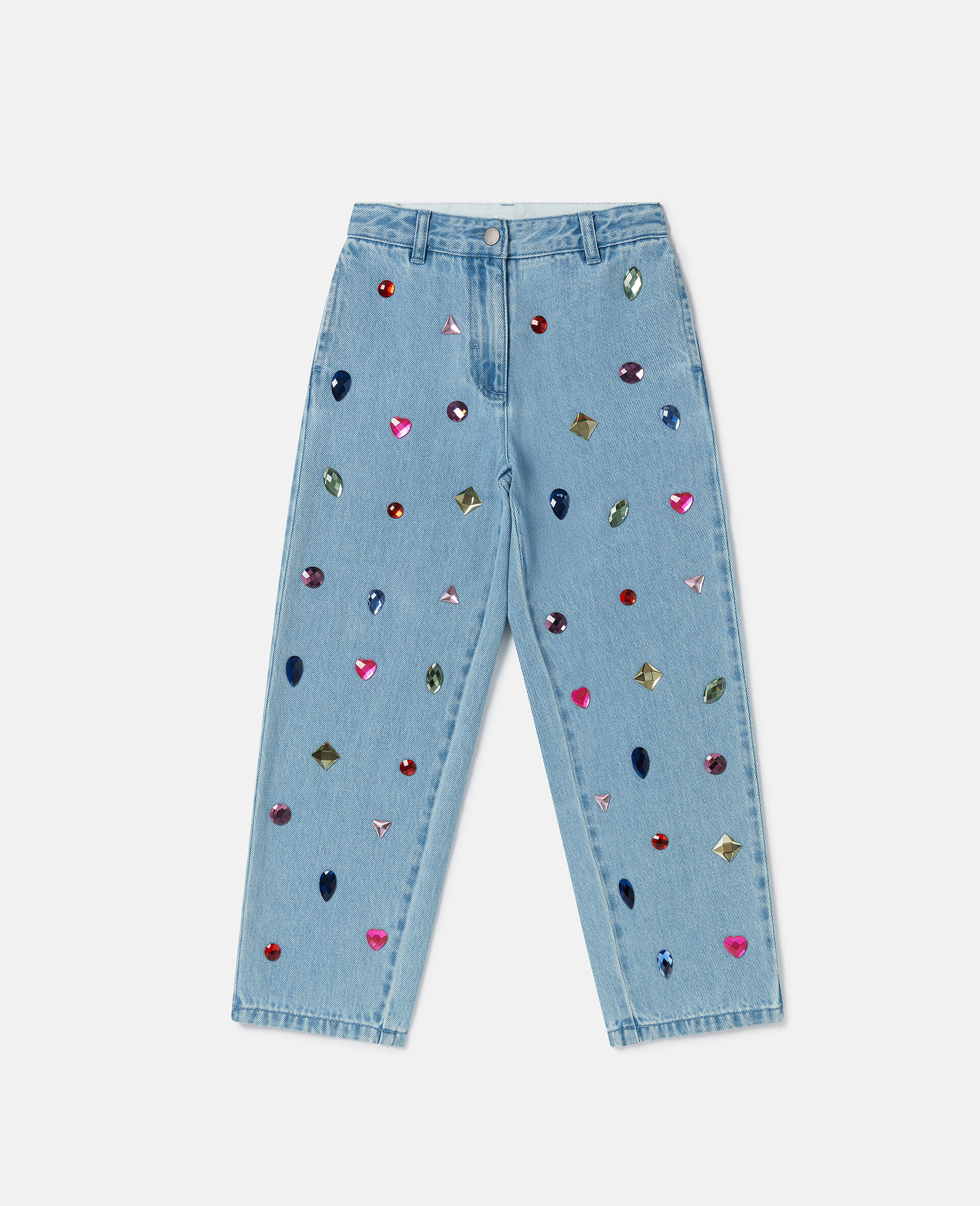 Jewel Embroidered Denim Jeans