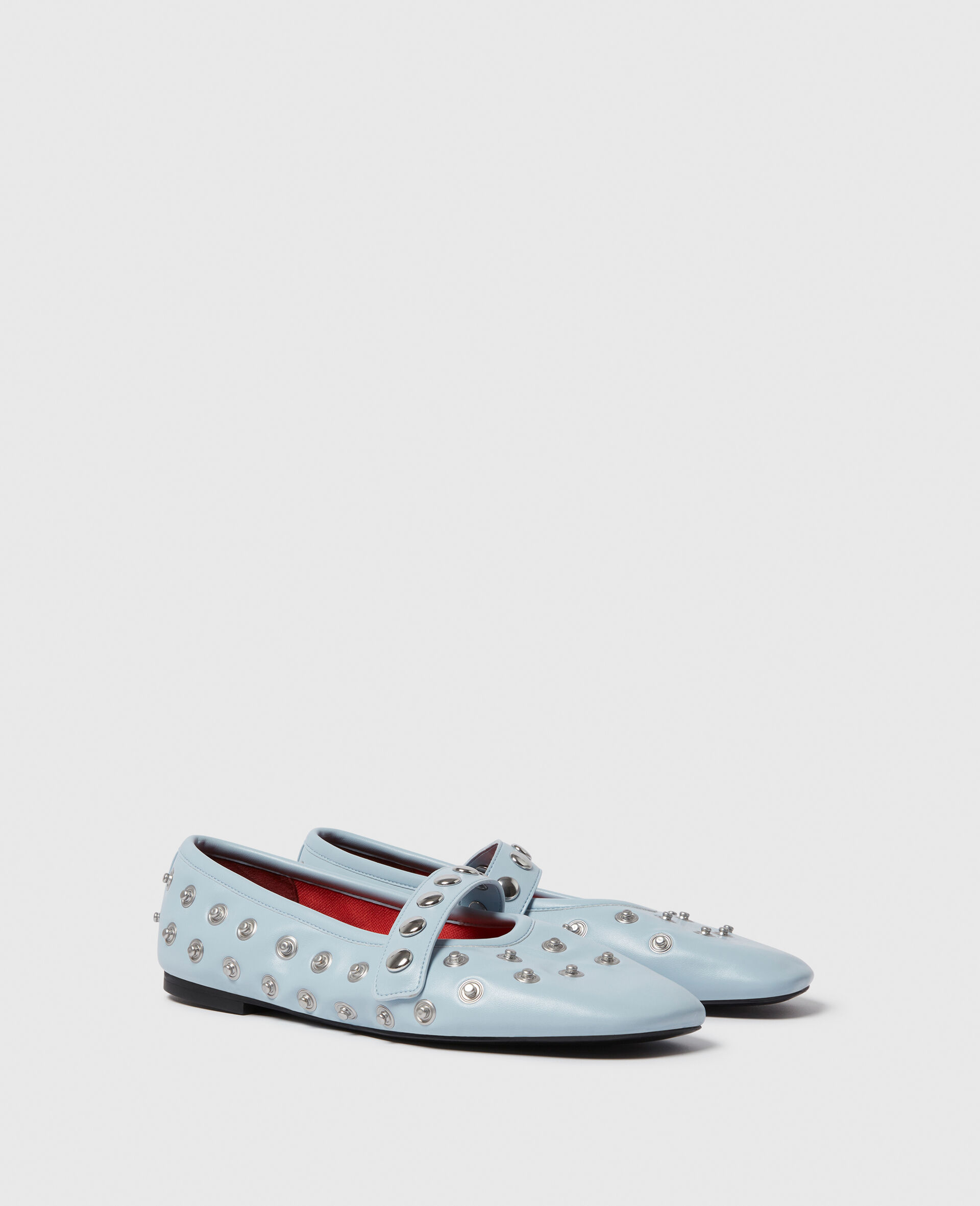 Ryder Popper-Studded Ballet Flats