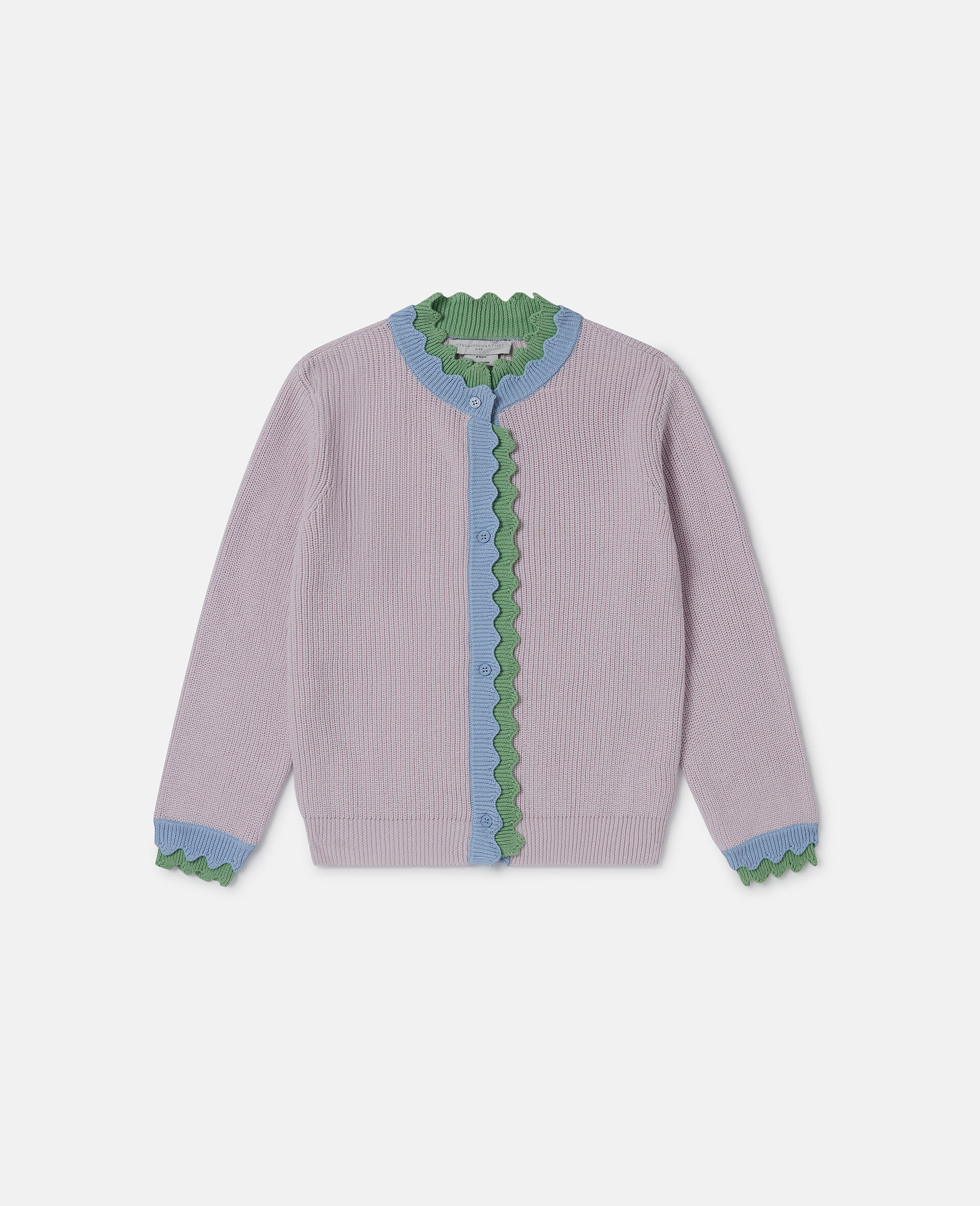 Scalloped Trim Cardigan