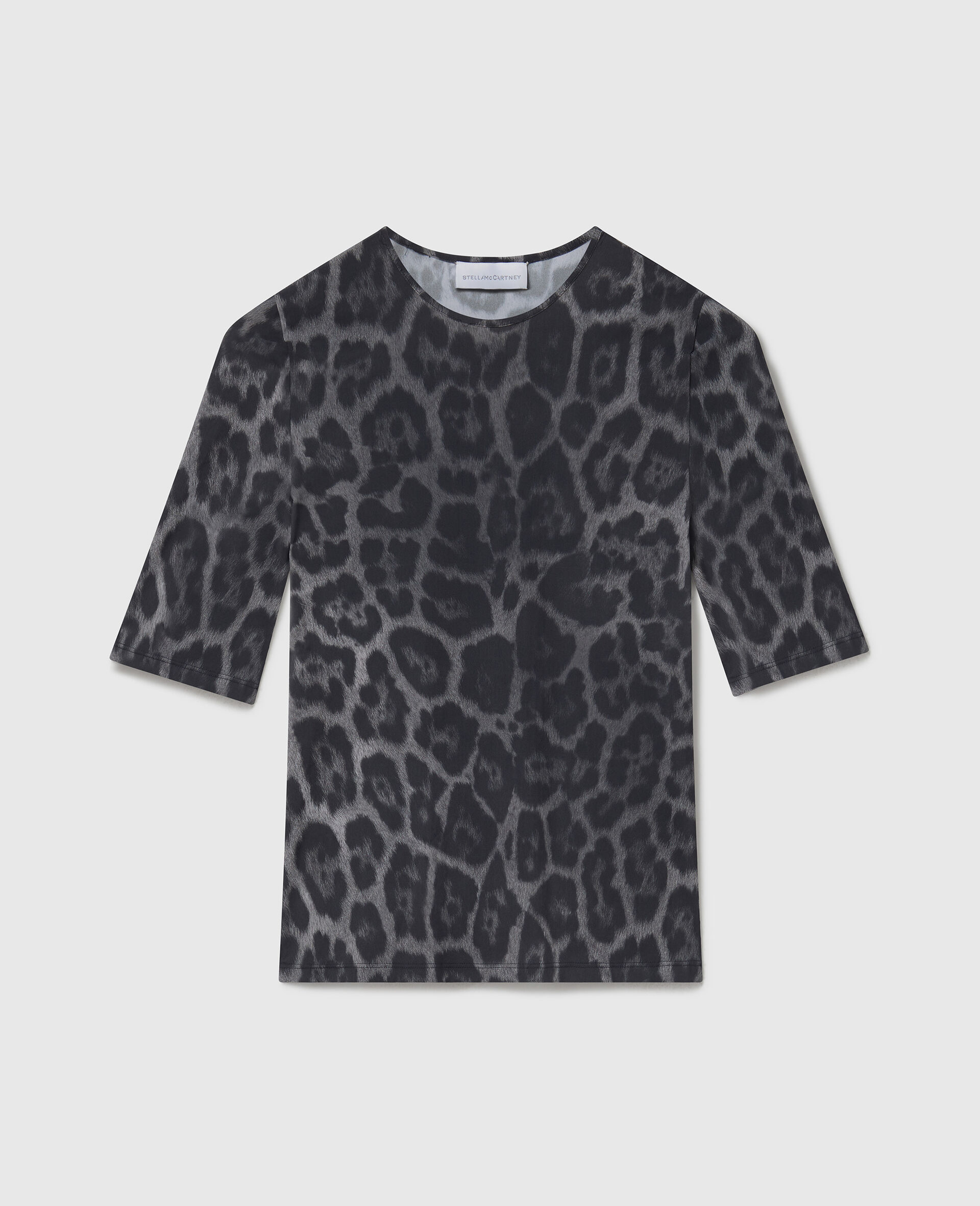 Leopard-Print Short-Sleeve T-Shirt