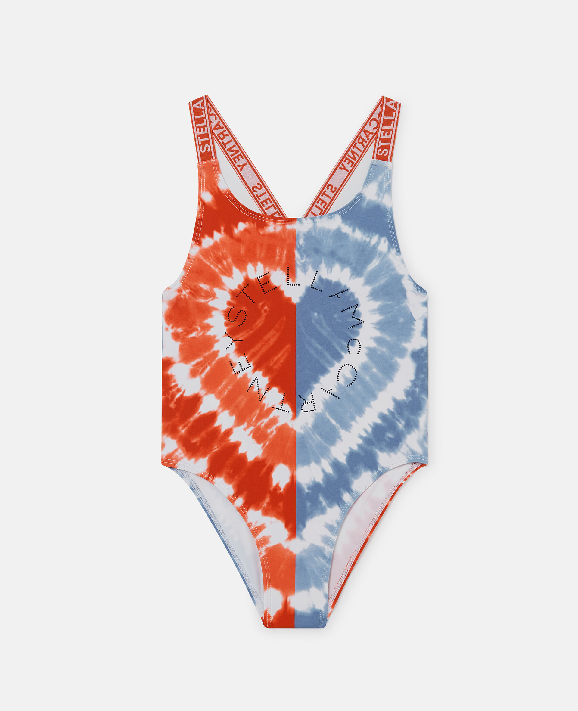 Heart Tie-Dye Graphic Swimsuit