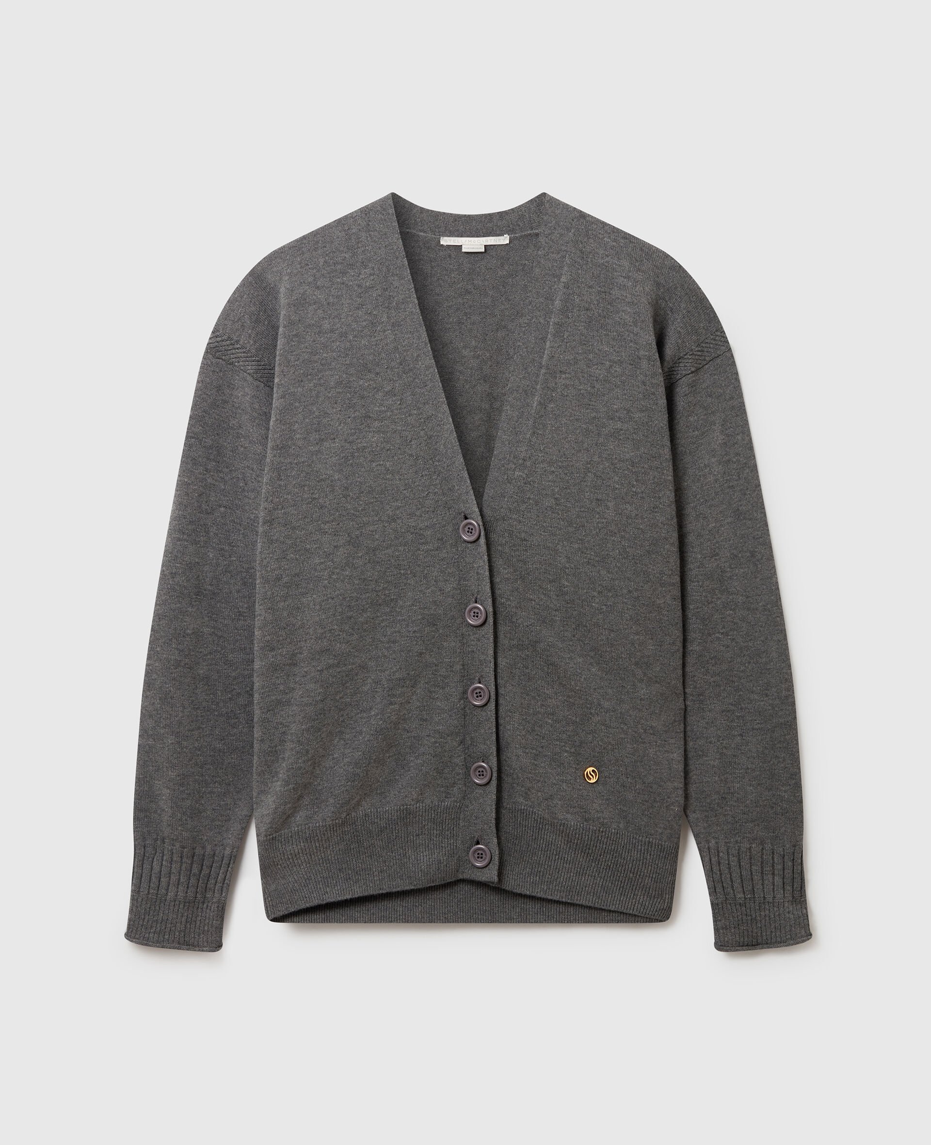 V-Neck Long Sleeved Cardigan
