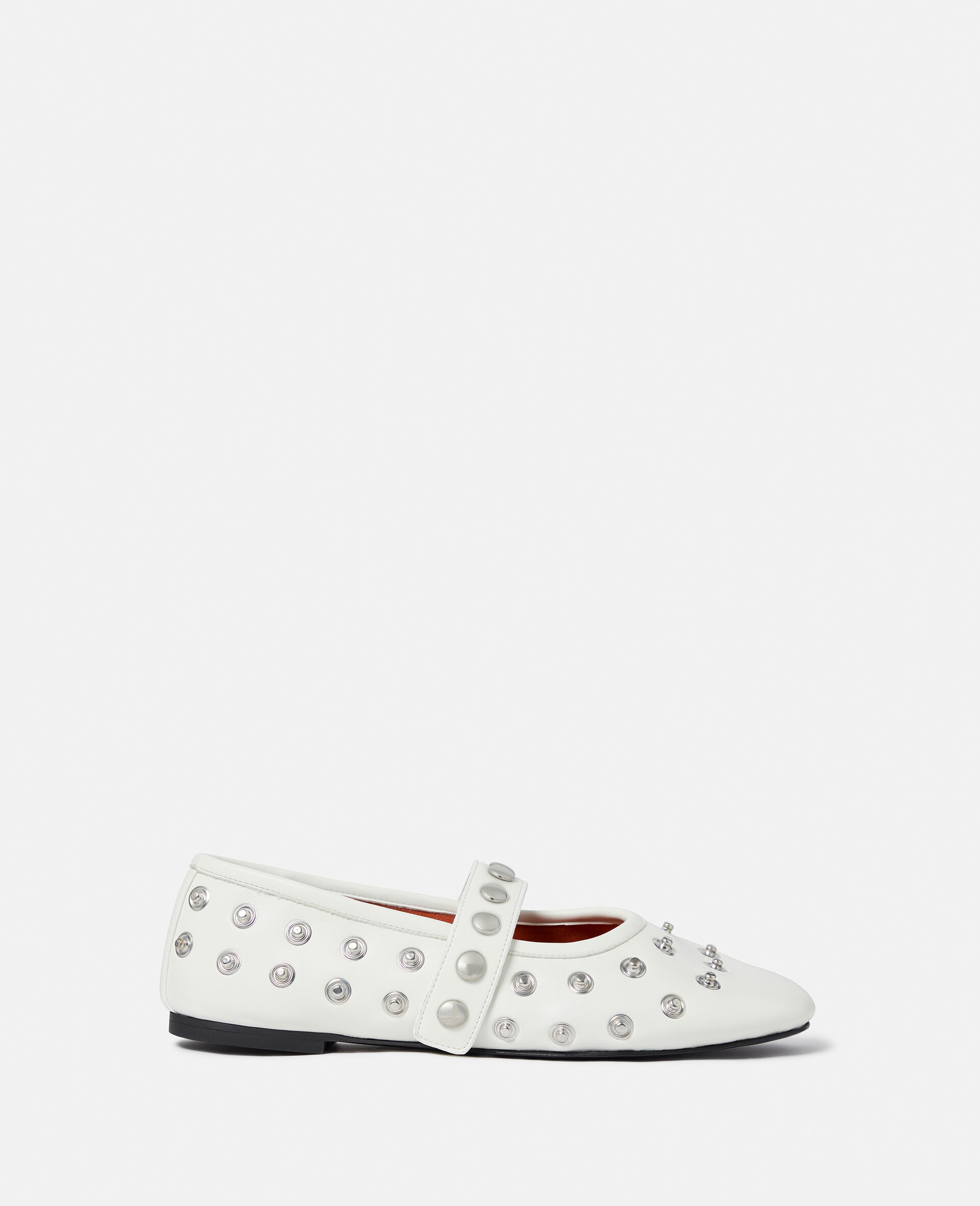 Ryder Popper-Studded Ballet Flats
