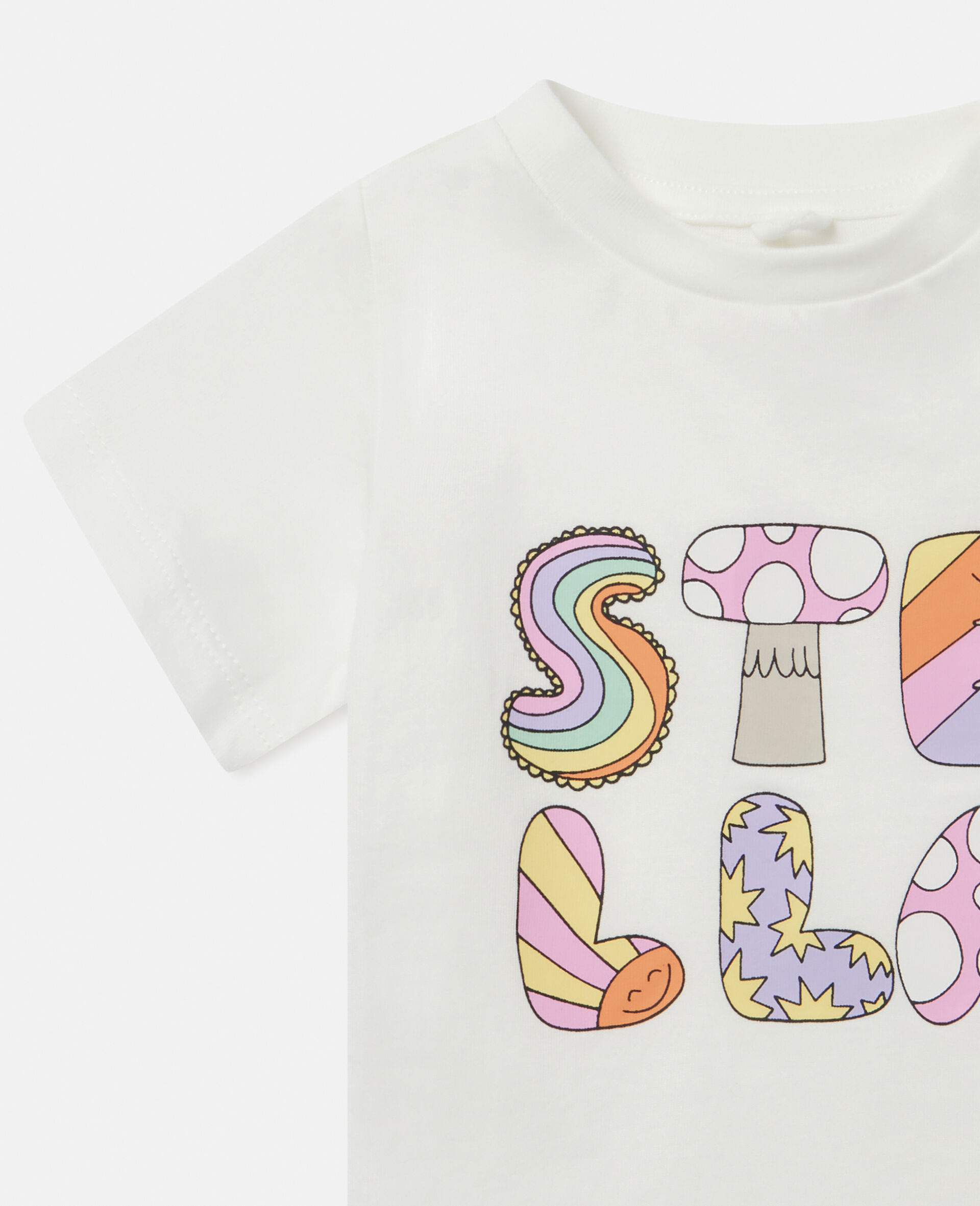 Stella Woodland Lettering Crewneck T-Shirt