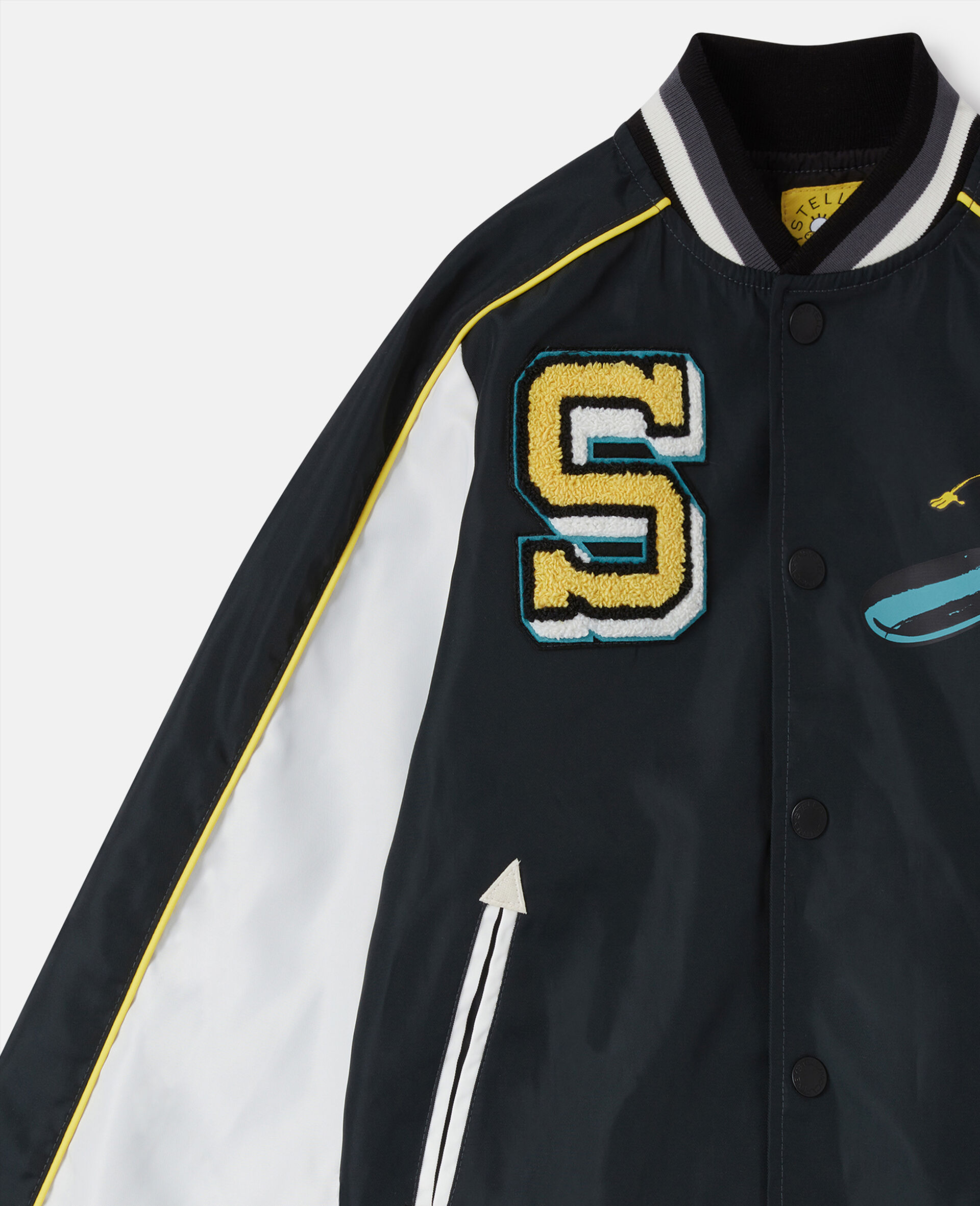 SpongeBob Graphic Varsity Bomber Jacket