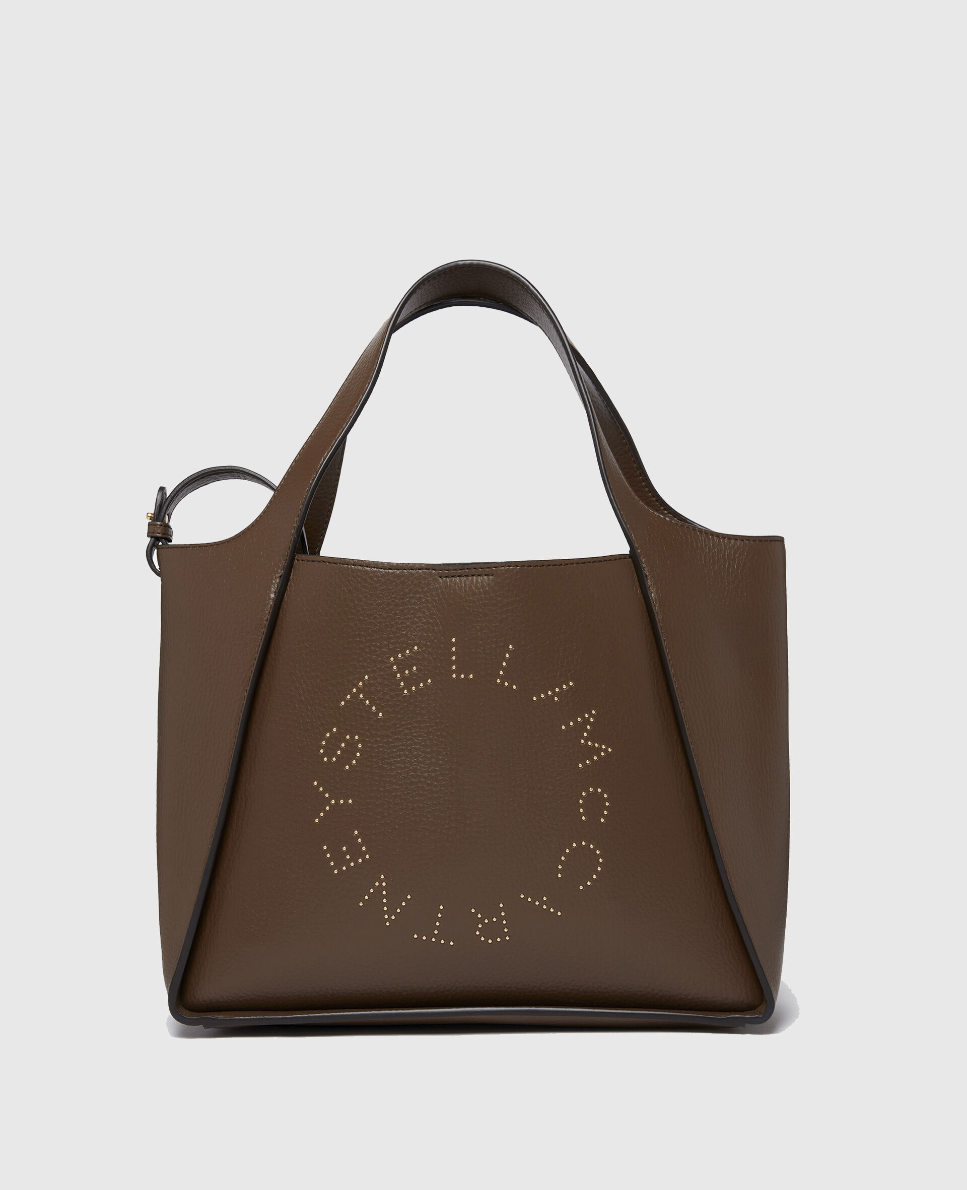 Logo Top Handle Crossbody Tote Bag
