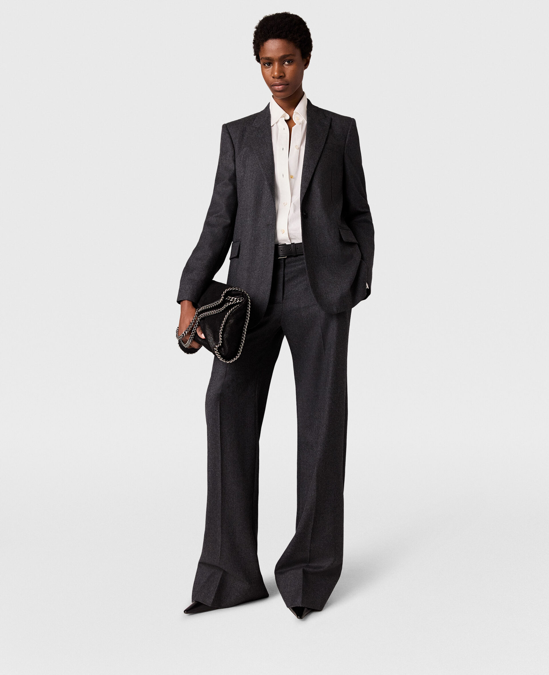 Low-Rise Flared Pants