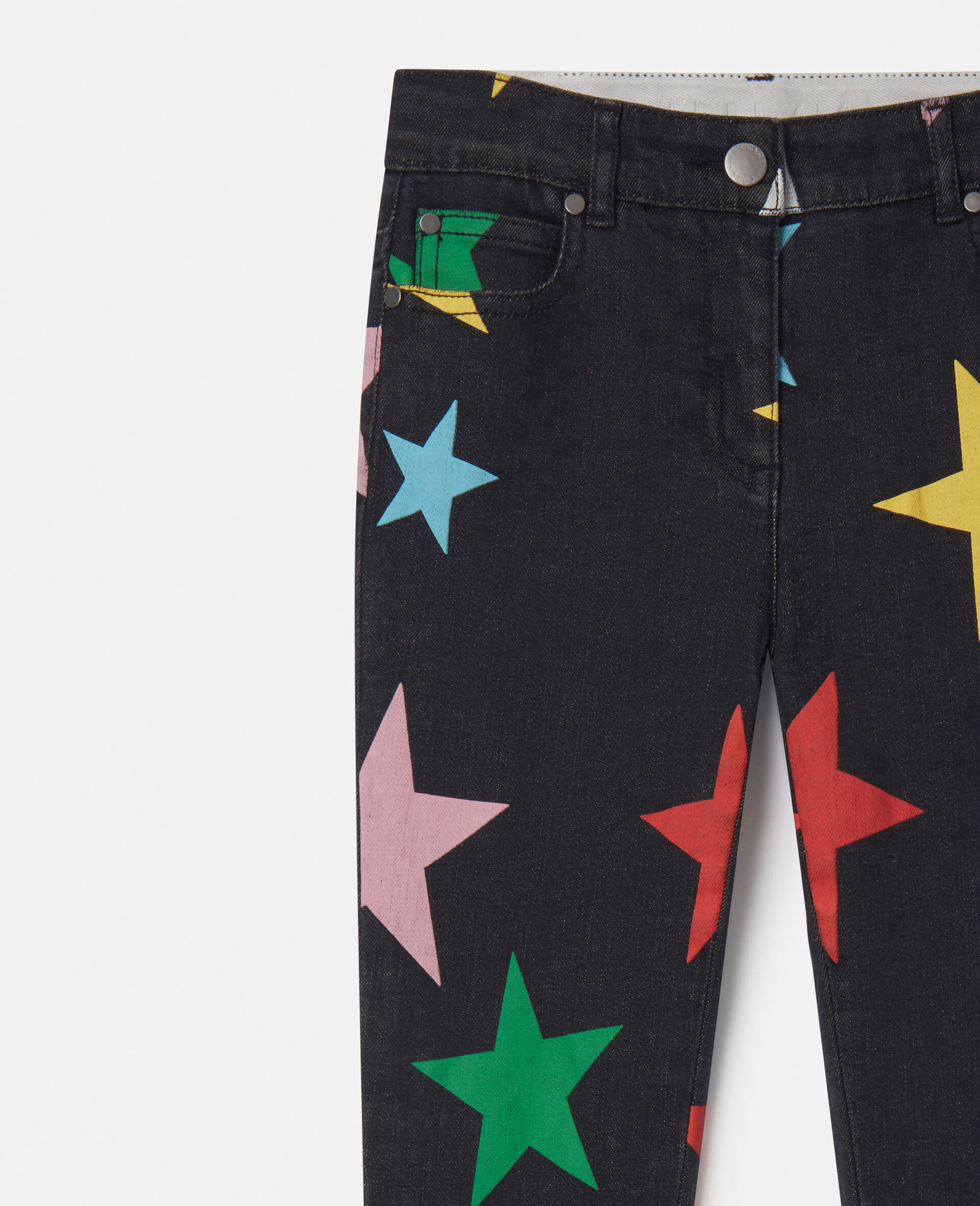 Star Pattern Denim Jeans