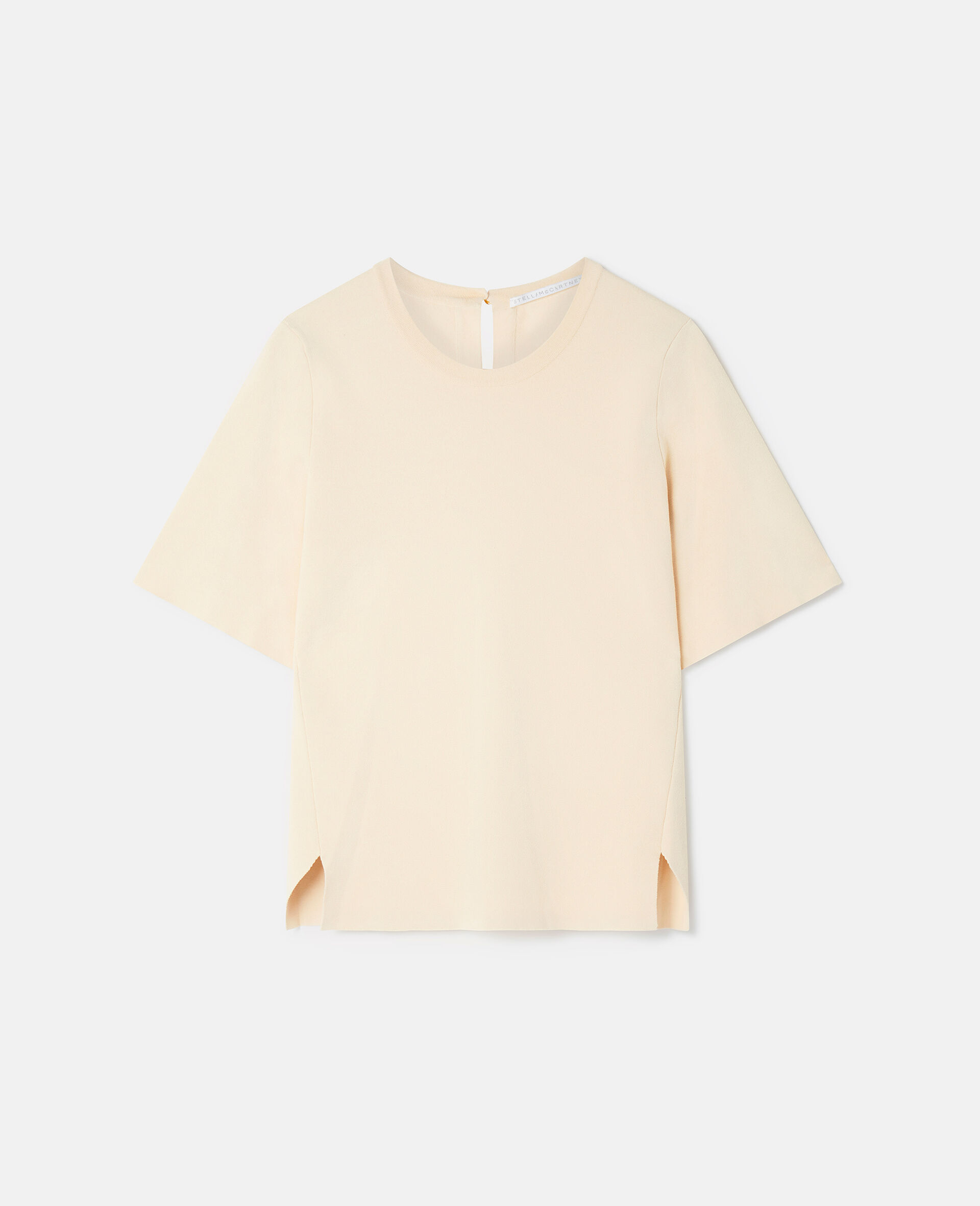 Compact Knit Short-Sleeve T-Shirt